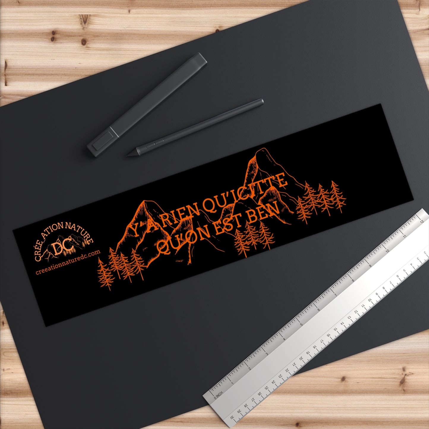 autocollants de pare-chocs vibrants ! - Nature Inspired Car Decal for Outdoor Enthusiasts