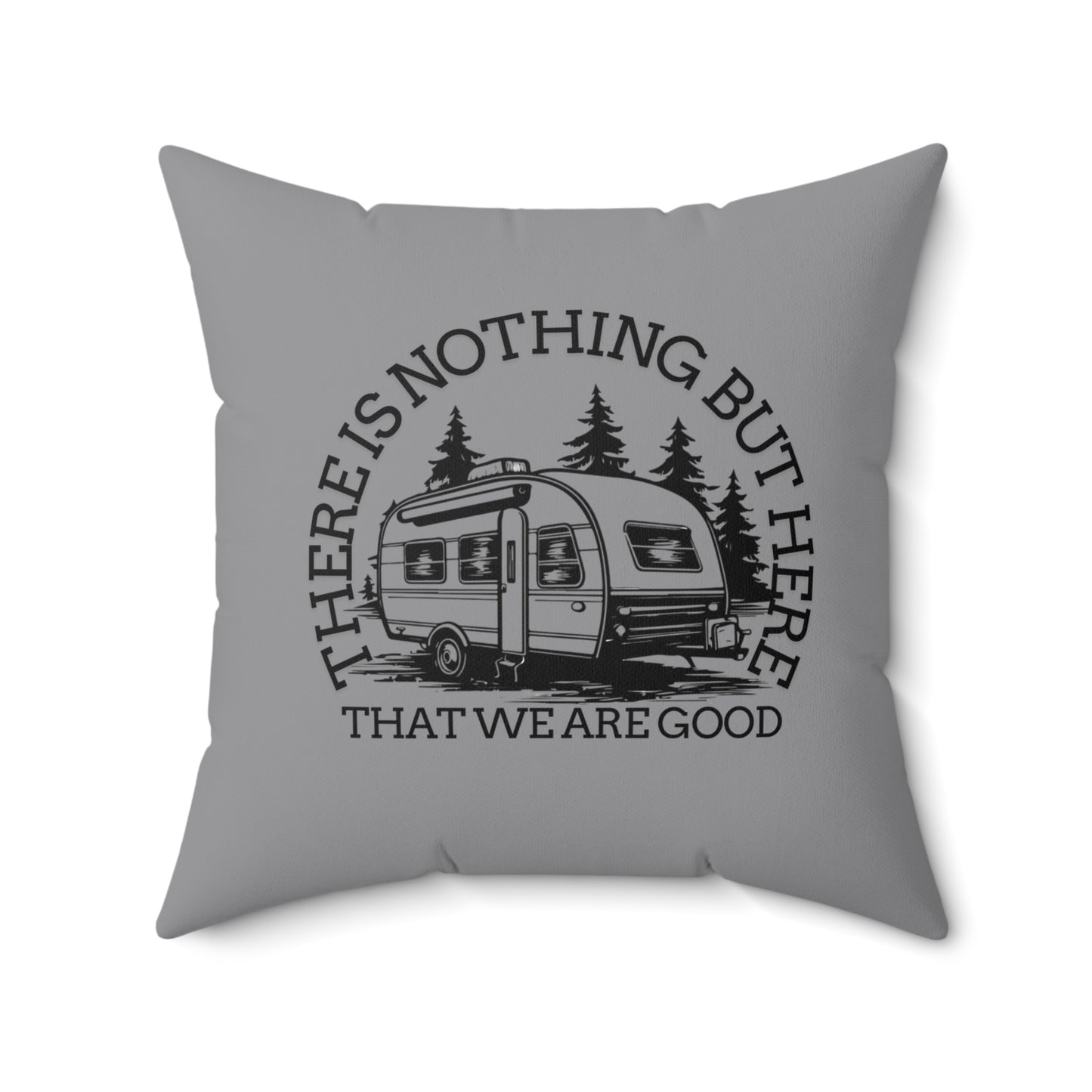 Vintage Camper Throw Pillow - Perfect for Nature Lovers- Crée_ation Nature DC