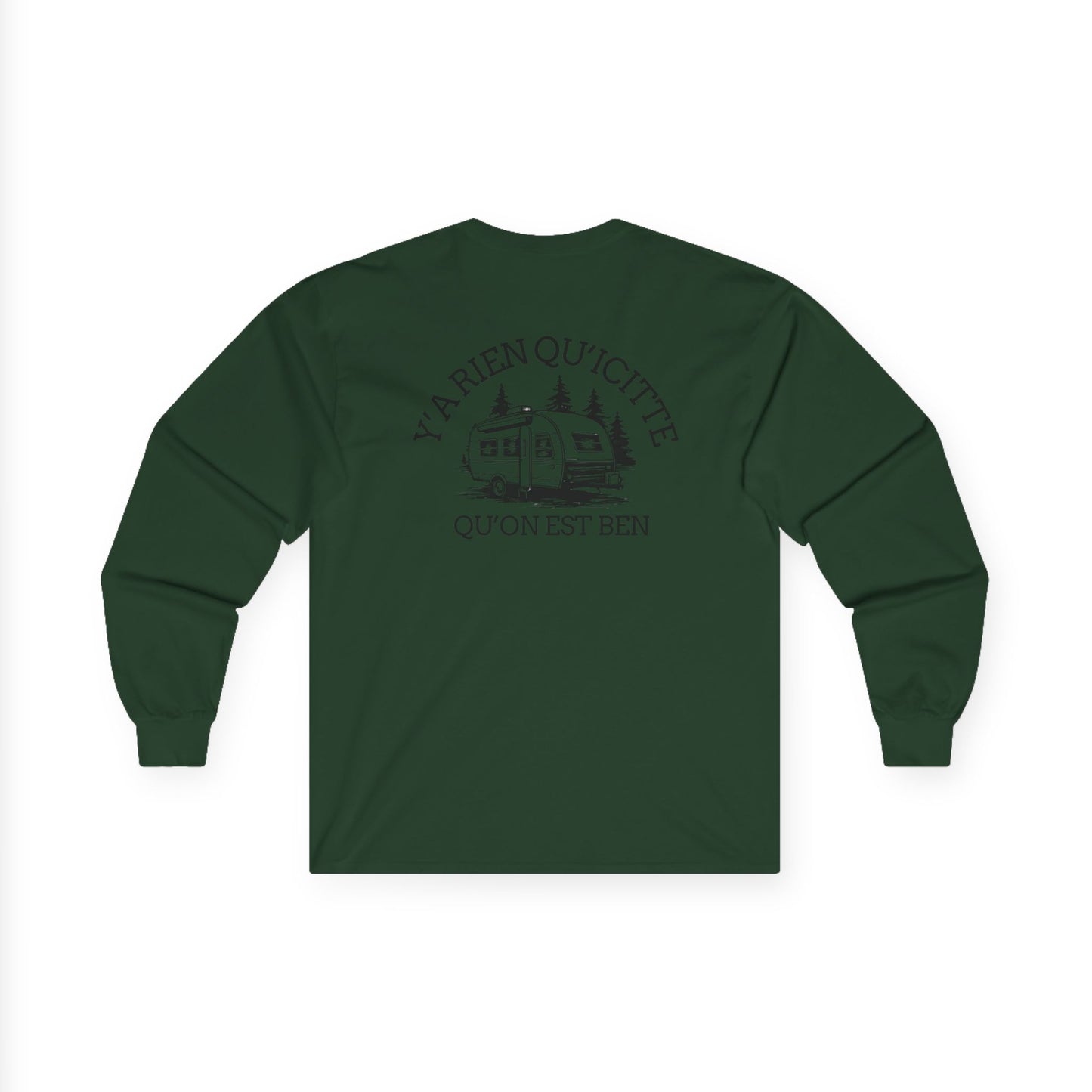 Unisex Long Sleeve Tee - RV Adventure Graphic Shirt for Nature Lovers -Crée_ation Nature DC