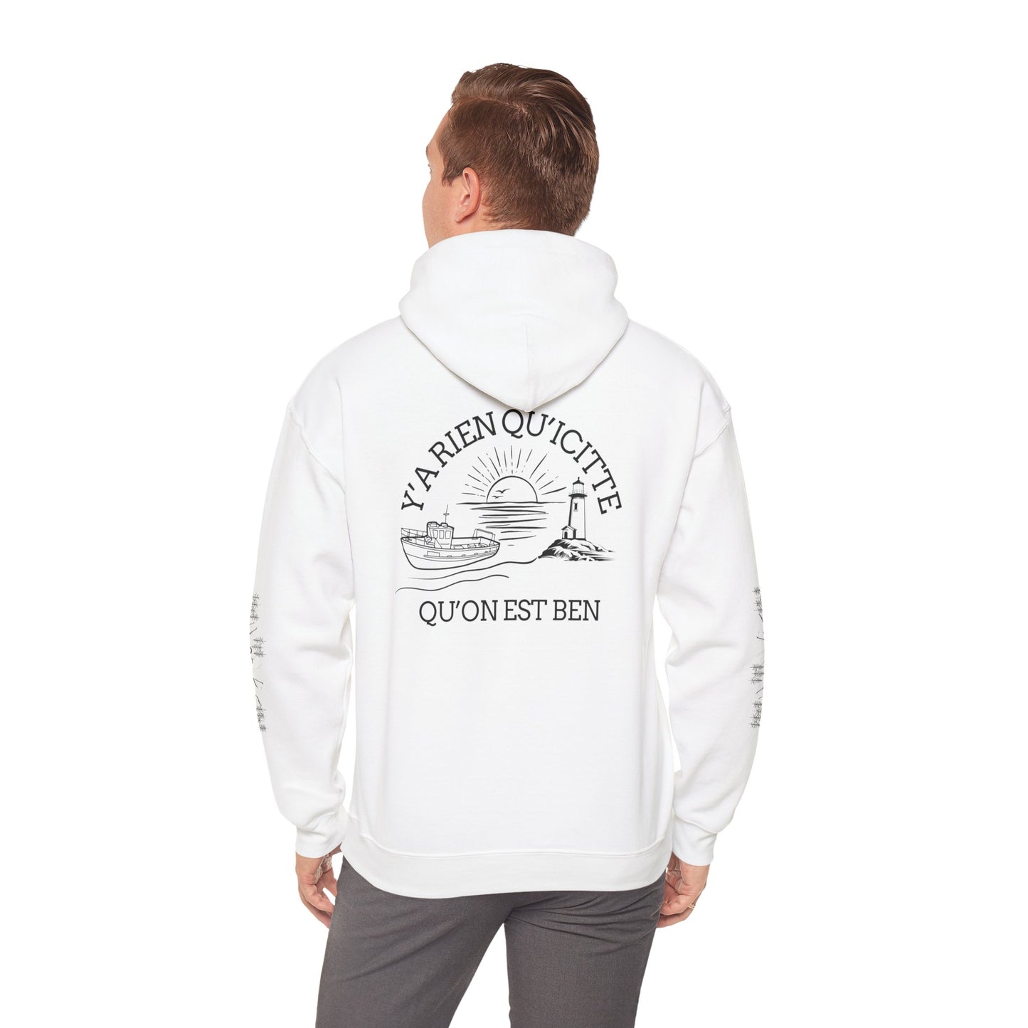 sweats a capuche Unisex Heavy Blend™ Hooded Sweatshirt - Coastal Vibes Graphic - Crée_ation Nature DC