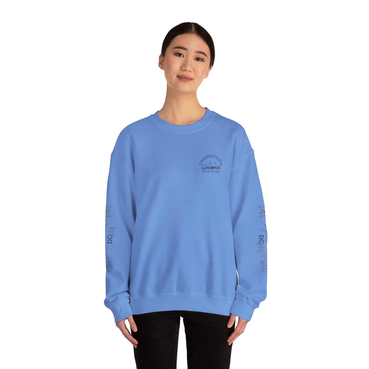 sweat-shirt à col rond confortable - Perfect for Casual Outings & Holidays Cree_Ation Nature DC