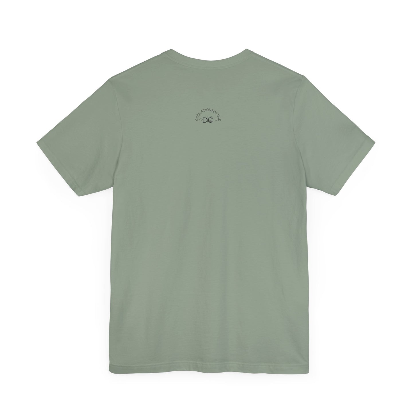 Adventure Spirit Unisex Short Sleeve Tee – 'Y'a Rien Qu'Icitte' Design-Crée_ation Nature DC