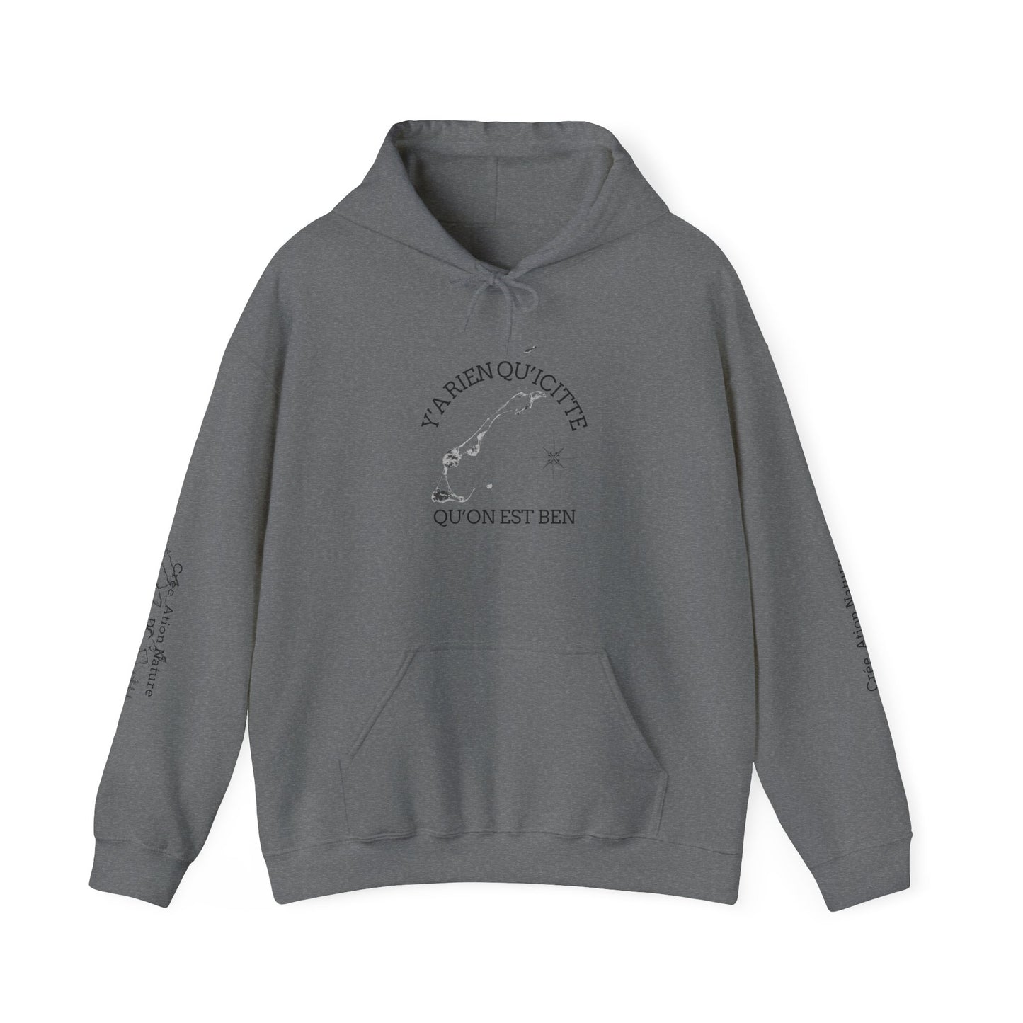 sweats a capuche -Inspirational Quote Unisex Hoodie - Cozy Heavy Blend Sweatshirt - Crée_ation Nature DC
