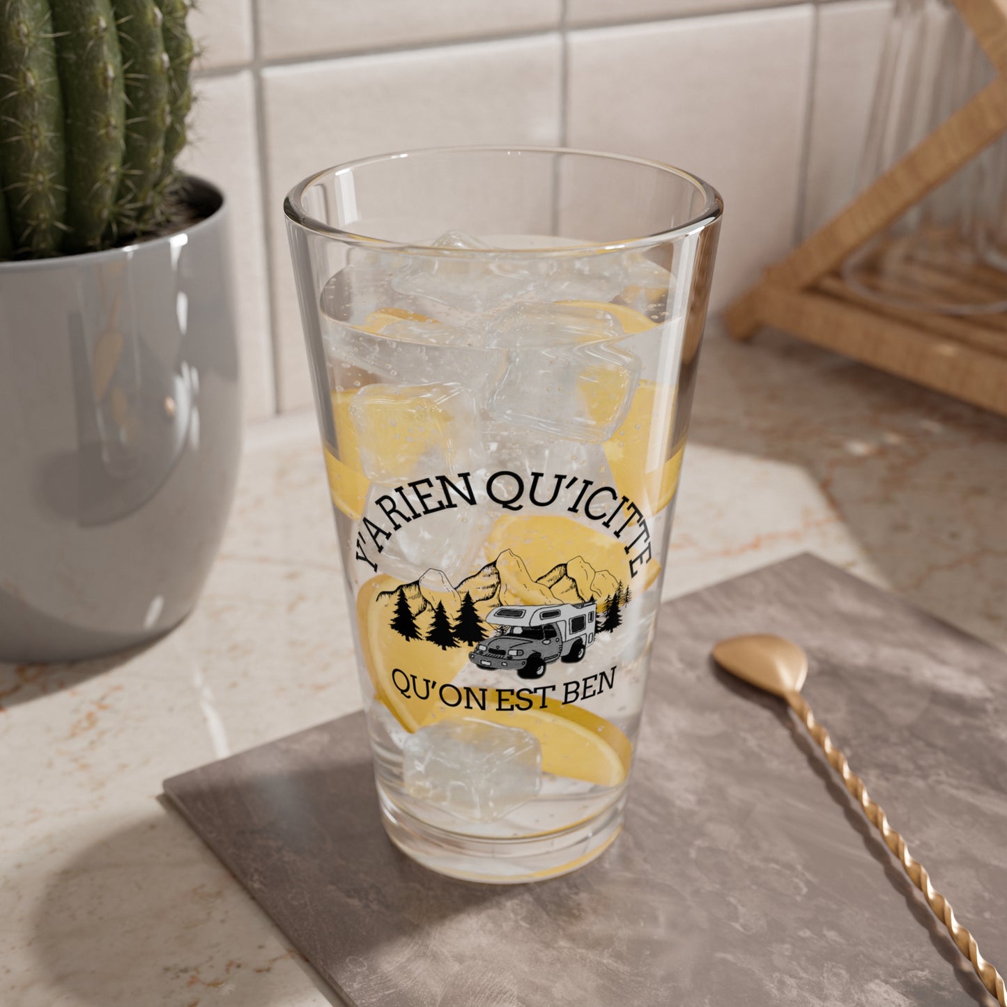 verre de 16 oz - Parfait pour les amateurs de cocktails - Crée_Ation Nature DC