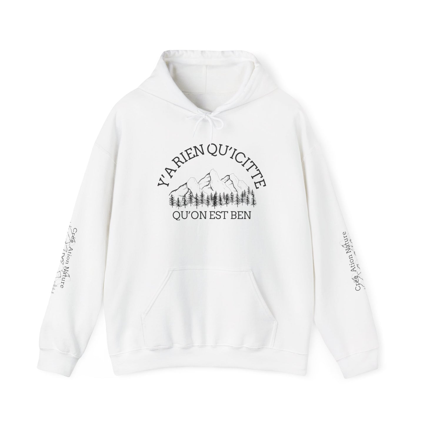 Sweats a capuche Cozy Unisex Hooded Sweatshirt with Nature-Inspired Design-Cree_ation Nature DC