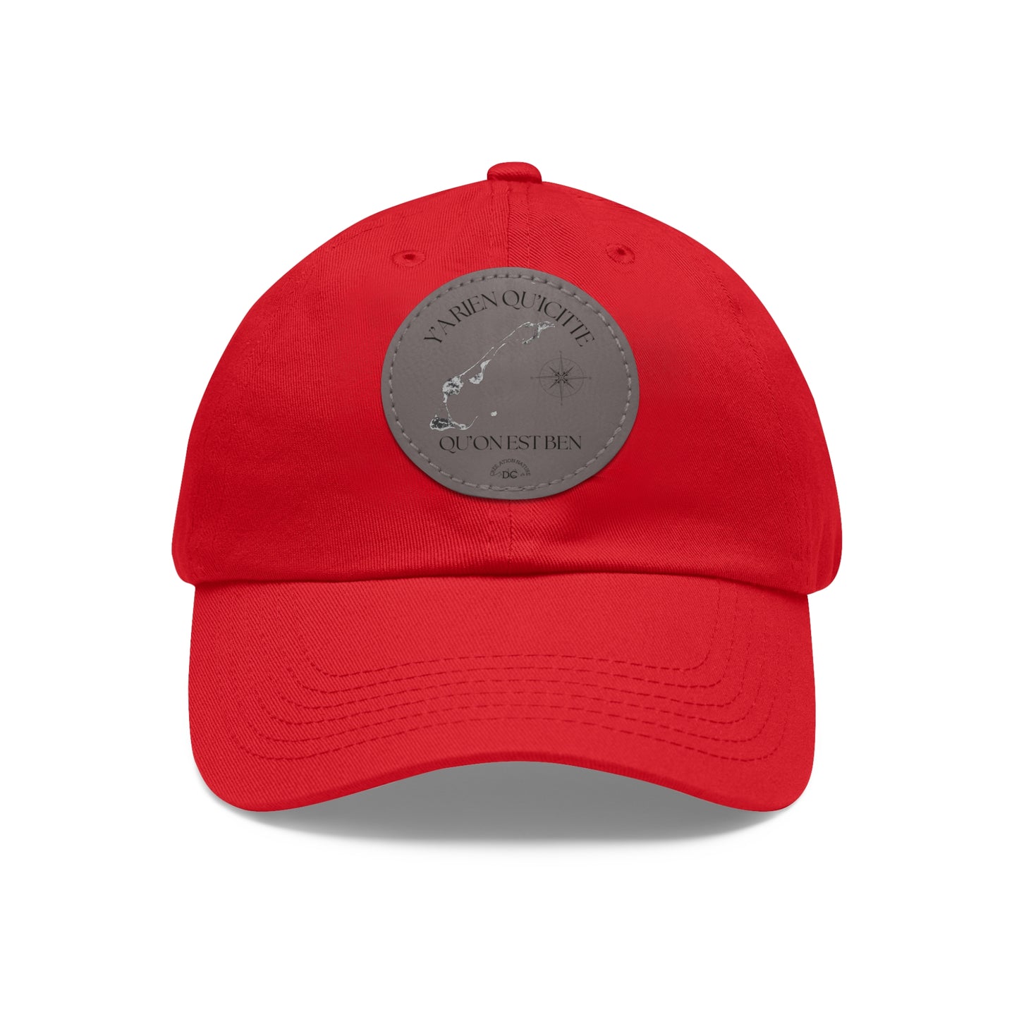 Adventure Dad Hat with Leather Patch - Perfect for Outdoor Enthusiasts - Crée_ation Nature DC