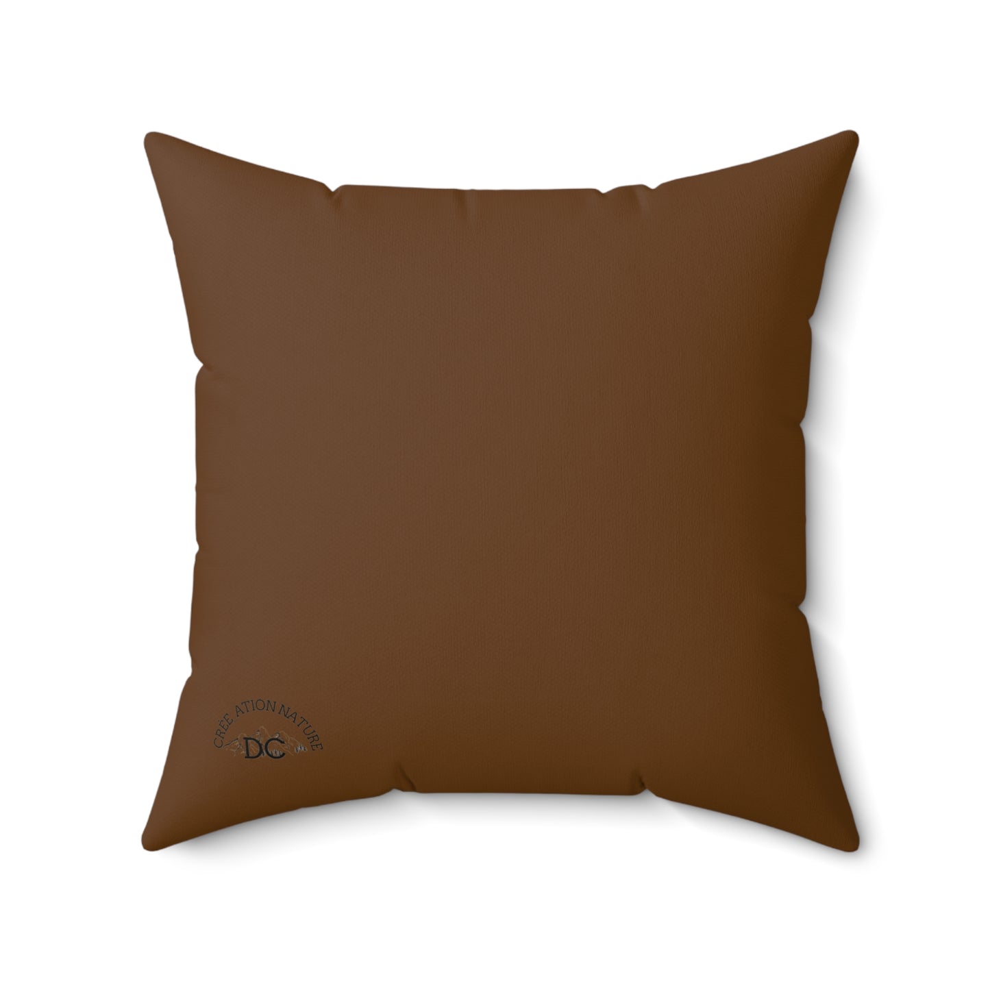 coussin pour roulotte Cozy Camping Pillow - 'Y'a rien qu'icitte, qu'on est ben' Decorative Cushion- Crée_ation Nature DC