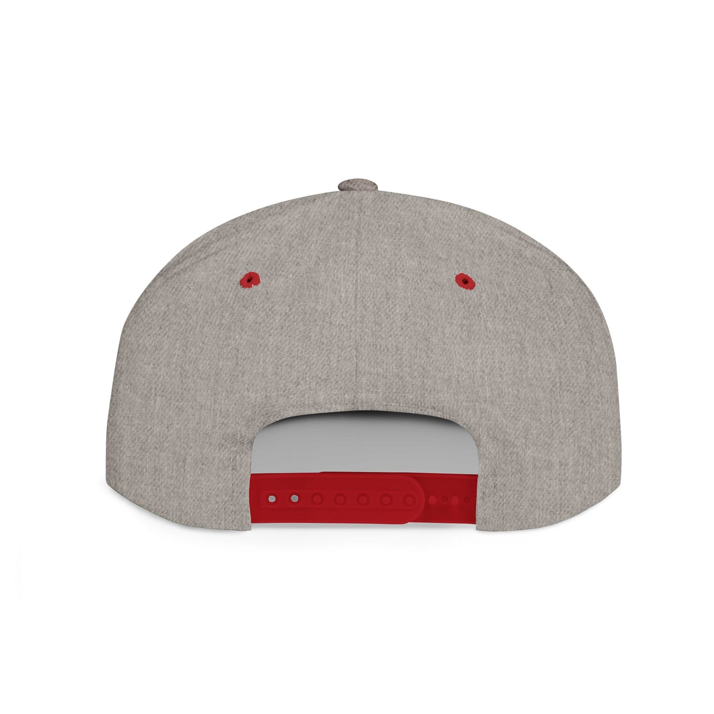 Inspirational Quote Flat Bill Snapback Hat - 'Ya Rien Qu'citte Qu'on Est Ben' -Crée_ation Nature DC
