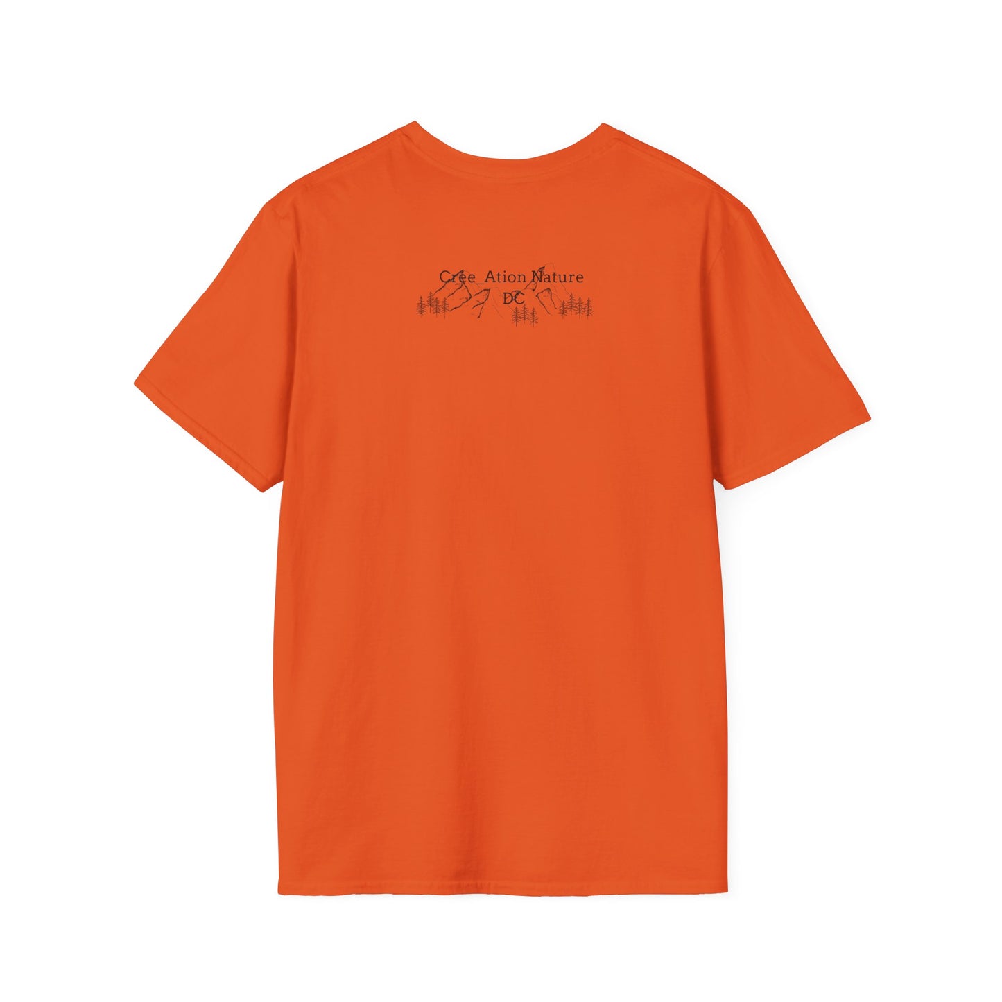 Nature-Inspired Unisex Softstyle T-Shirt - "Ya Rien Qu`Icitte" Design