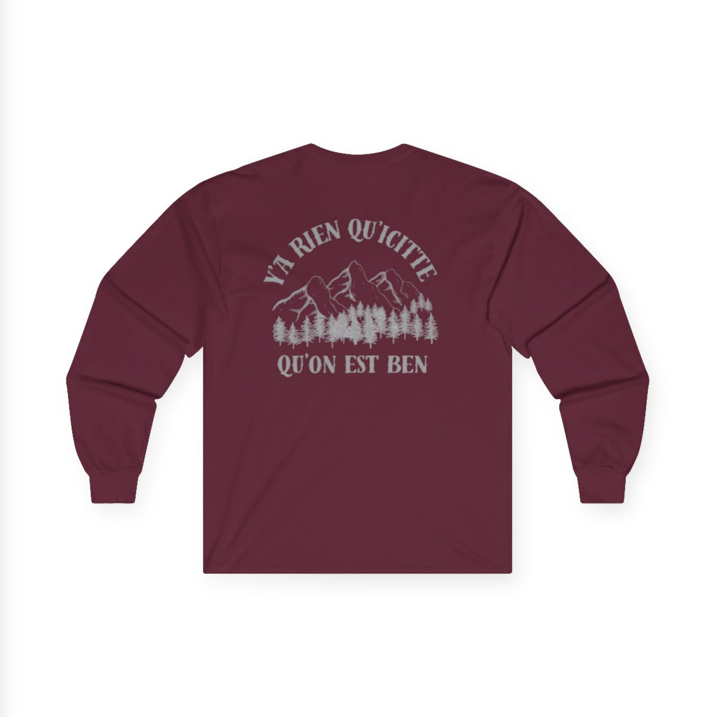 Inspirational Nature Long Sleeve Tee - Unisex Ultra Cotton Shirt for Outdoor Lovers