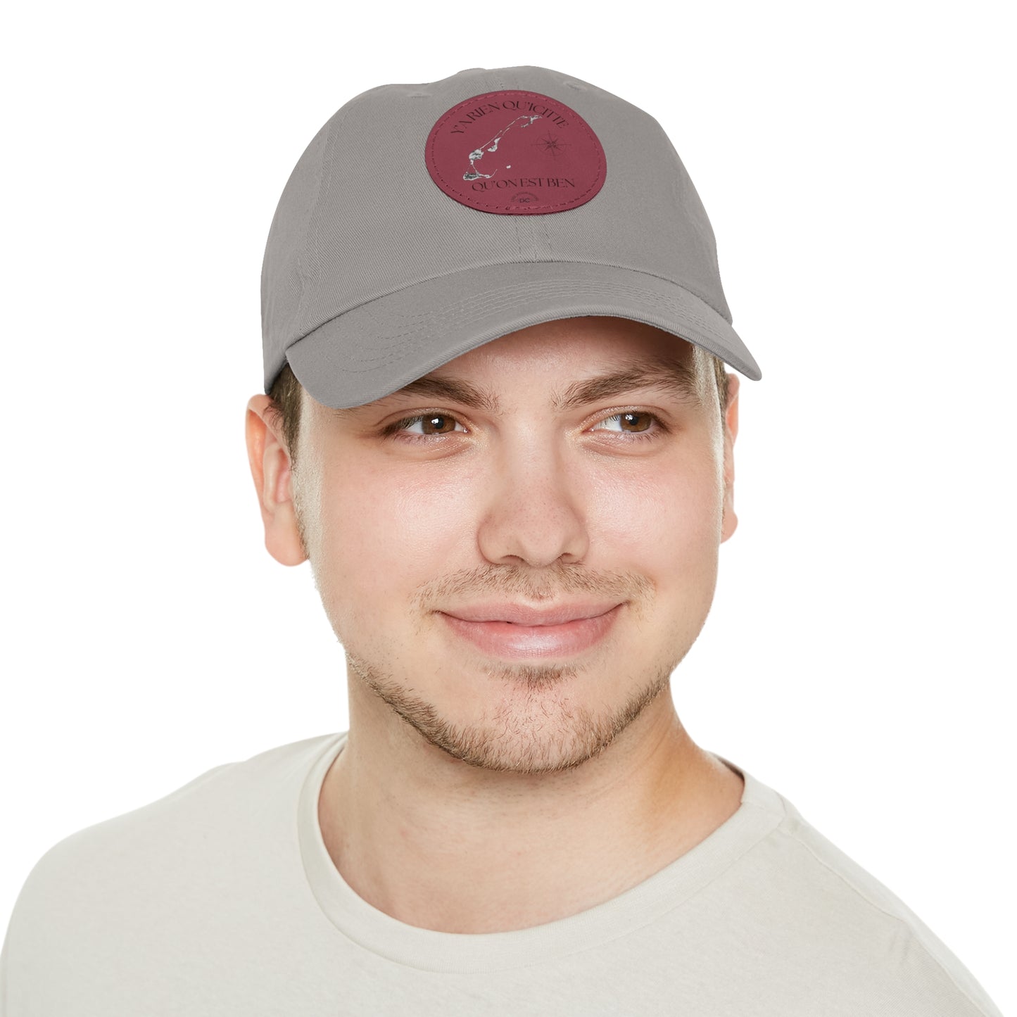 Adventure Dad Hat with Leather Patch - Perfect for Outdoor Enthusiasts - Crée_ation Nature DC