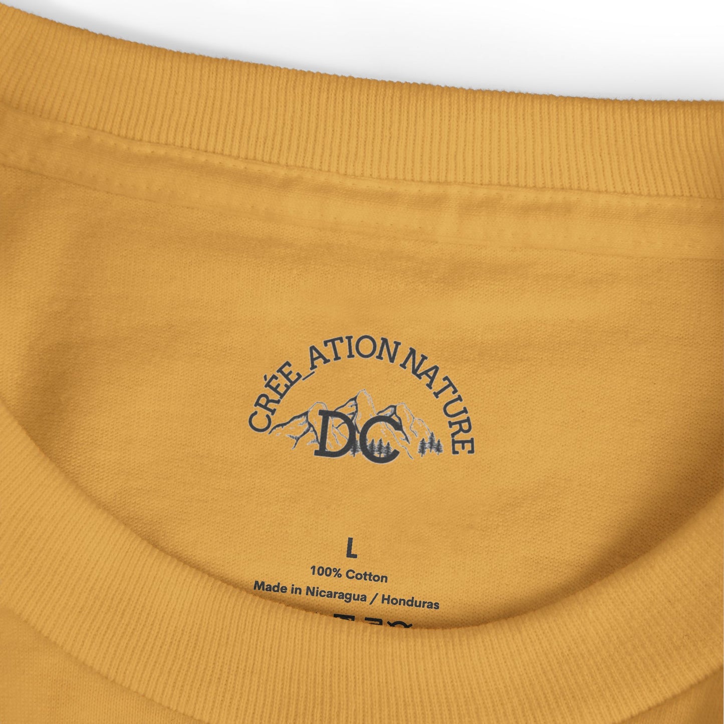 t-shirt en coton épais -Crée_Ation Nature DC