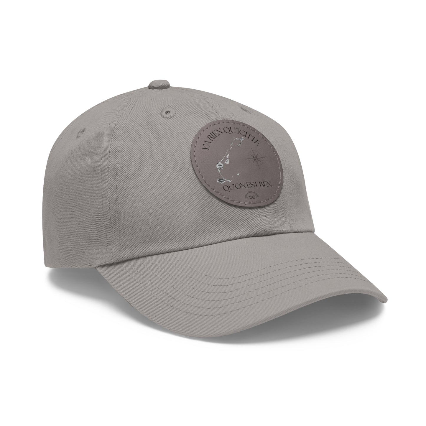 Adventure Dad Hat with Leather Patch - Perfect for Outdoor Enthusiasts - Crée_ation Nature DC