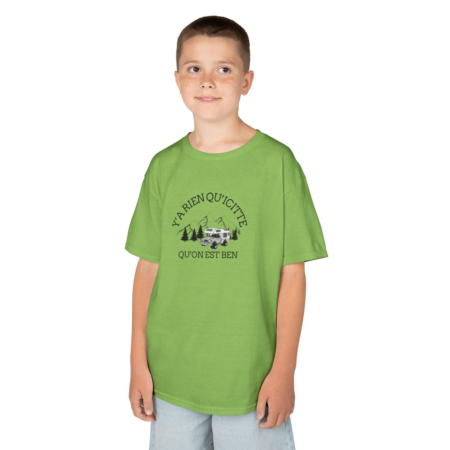 t-shirt en coton™ épais pour enfants- Adventure Awaits Kids Tee - Crée_Ation Nature DC