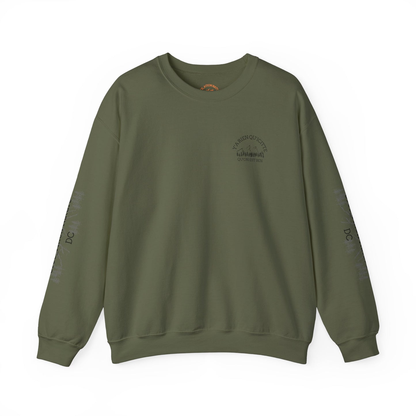 sweat-shirt à col rond confortable - Perfect for Casual Outings & Holidays Cree_Ation Nature DC