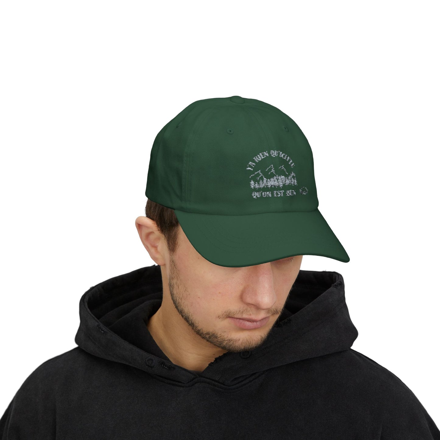 Adventure Dad Cap - Relaxed Fit with Inspirational Mountain Design