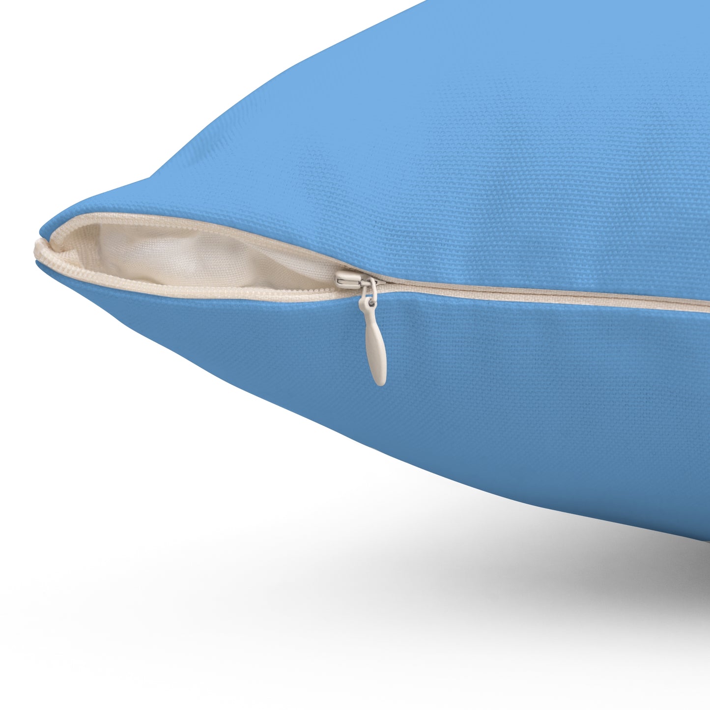 Coastal Vibe Square Pillow - 'Y'a rien qu'icitte qu'on est ben' Design - Crée_ation Nature DC