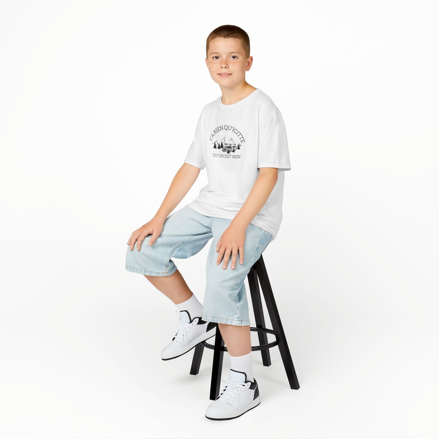 t-shirt en coton™ épais pour enfants- Adventure Awaits Kids Tee - Crée_Ation Nature DC