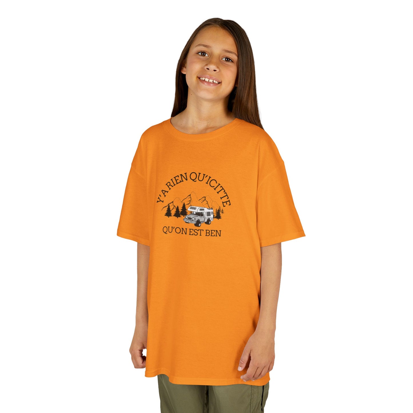 t-shirt en coton™ épais pour enfants- Adventure Awaits Kids Tee - Crée_Ation Nature DC