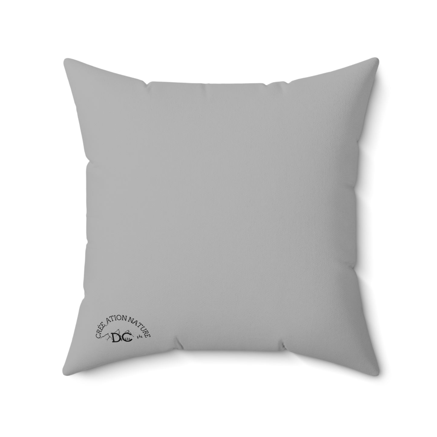Adventure-Inspired Square Pillow with Nature Design - Crée_ation Nature DC