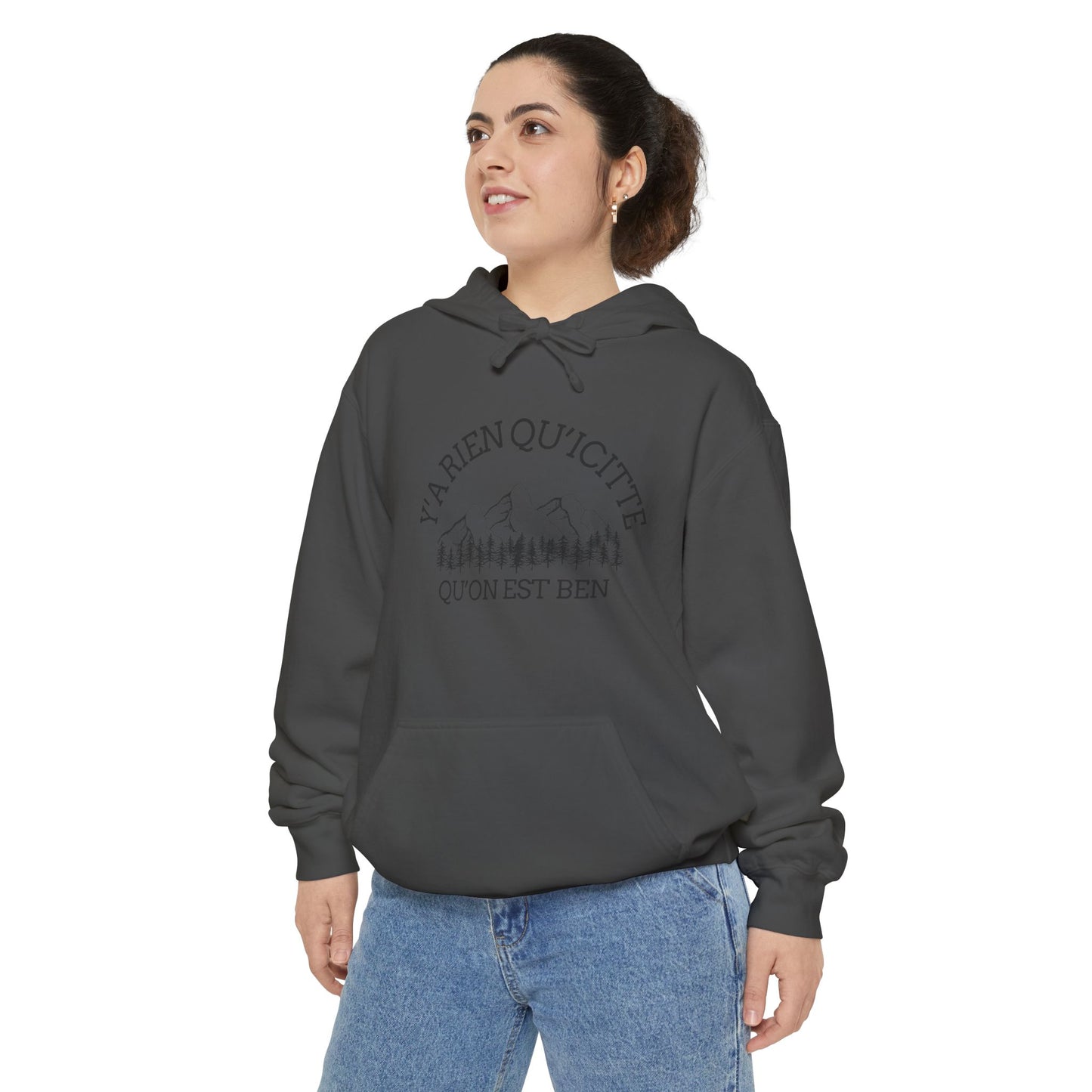 Sweats à capuche Cozy Unisex Garment-Dyed Hoodie - Nature Inspired Design - Crée_ation Nature DC