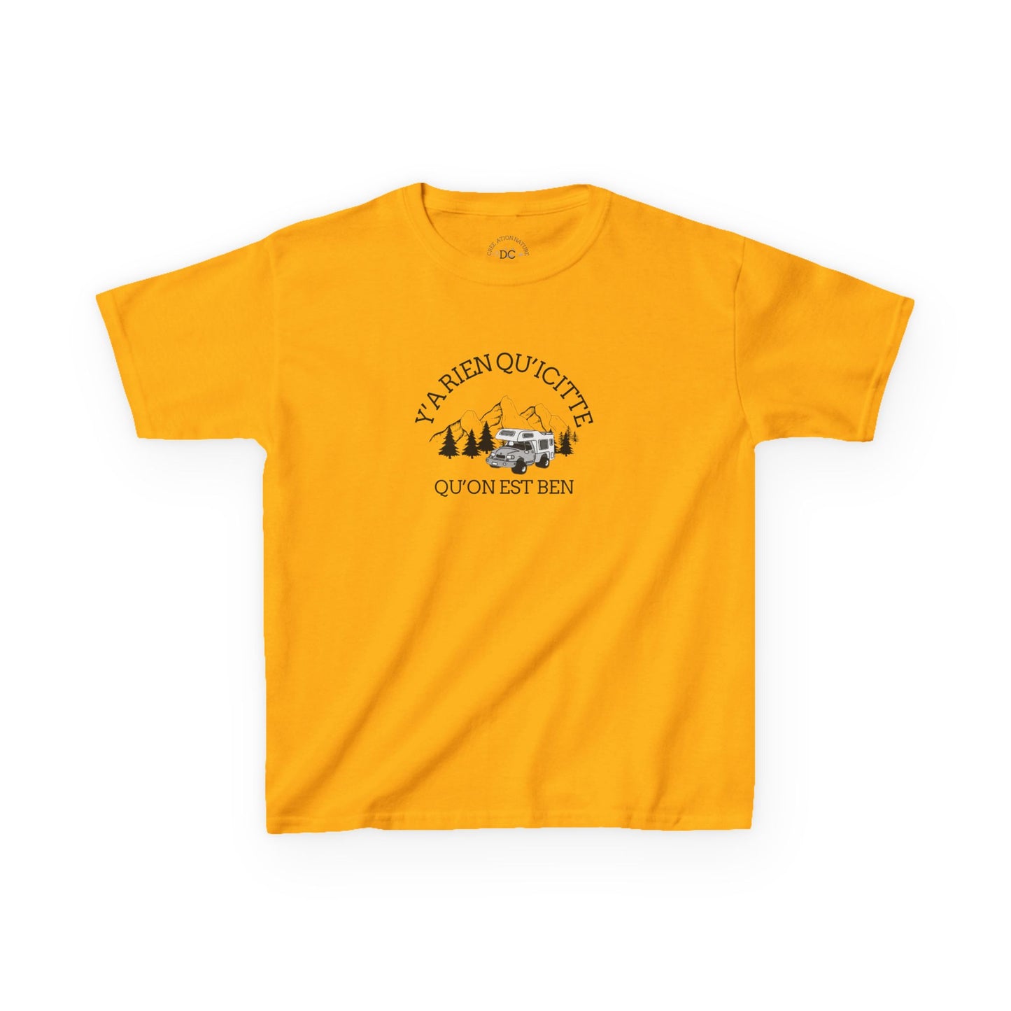 t-shirt en coton™ épais pour enfants- Adventure Awaits Kids Tee - Crée_Ation Nature DC