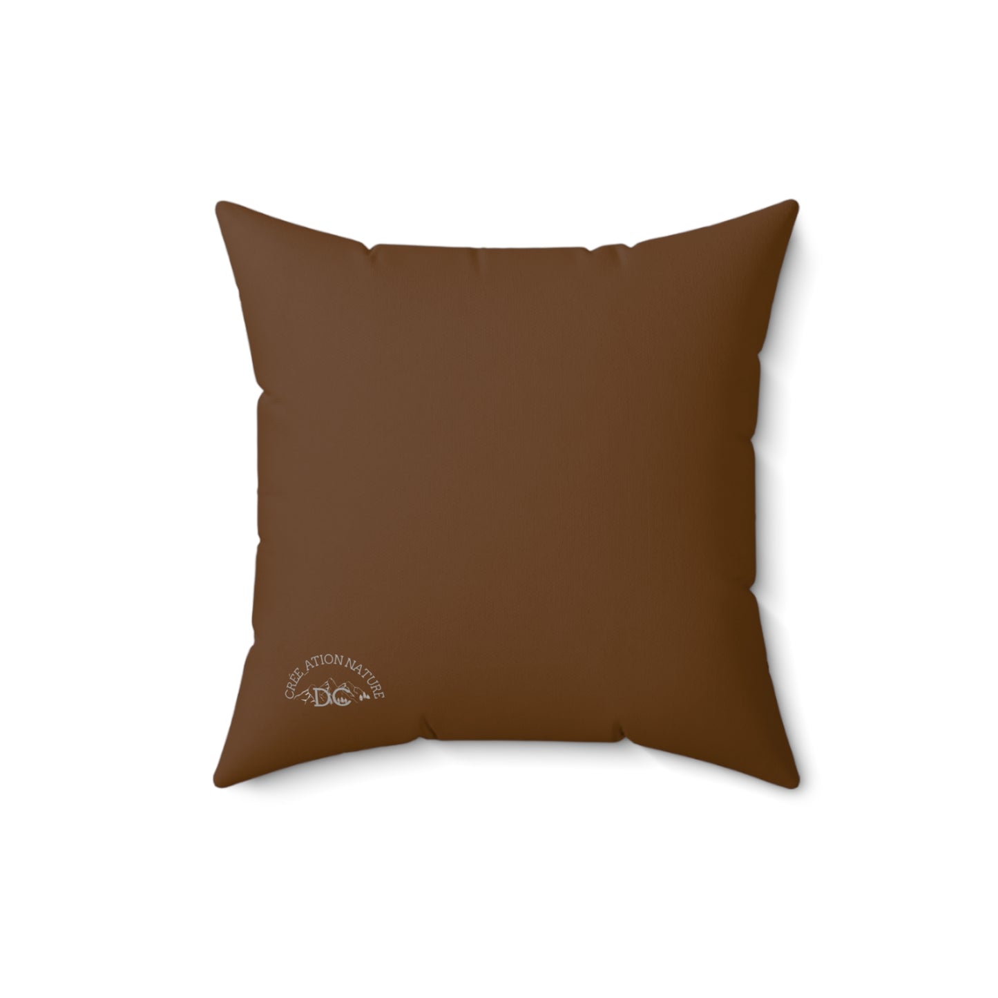 Cozy Outdoor Quote Pillow - Y'a rien qu'citte qu'on est ben - Crée_ation Nature DC
