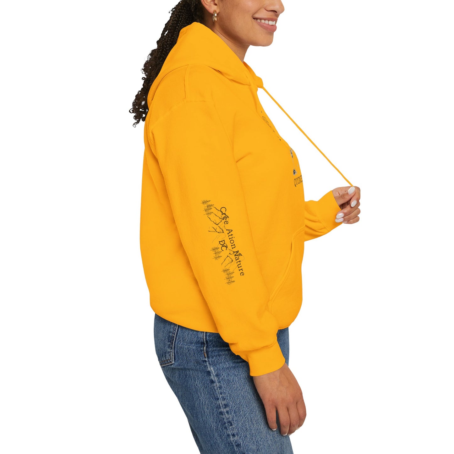 sweats a capuche -Inspirational Quote Unisex Hoodie - Cozy Heavy Blend Sweatshirt - Crée_ation Nature DC