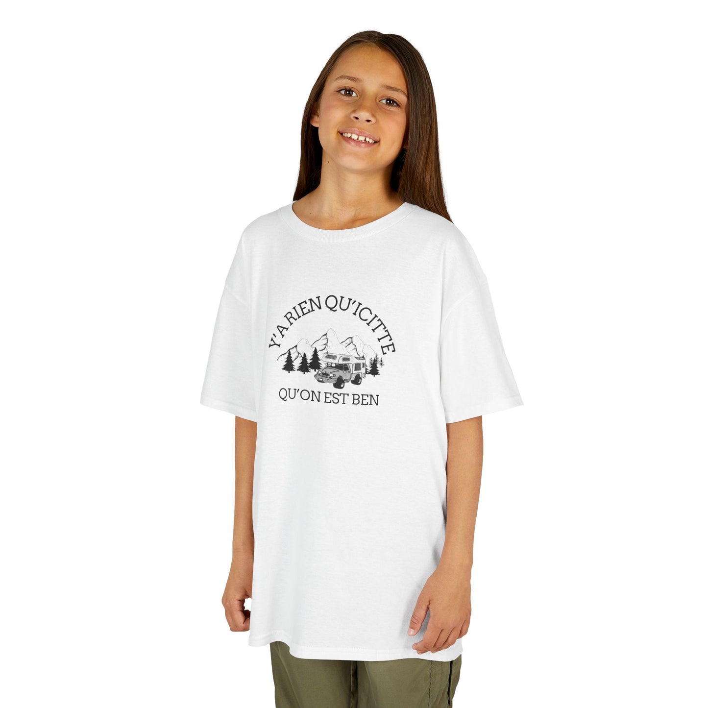 t-shirt en coton™ épais pour enfants- Adventure Awaits Kids Tee - Crée_Ation Nature DC