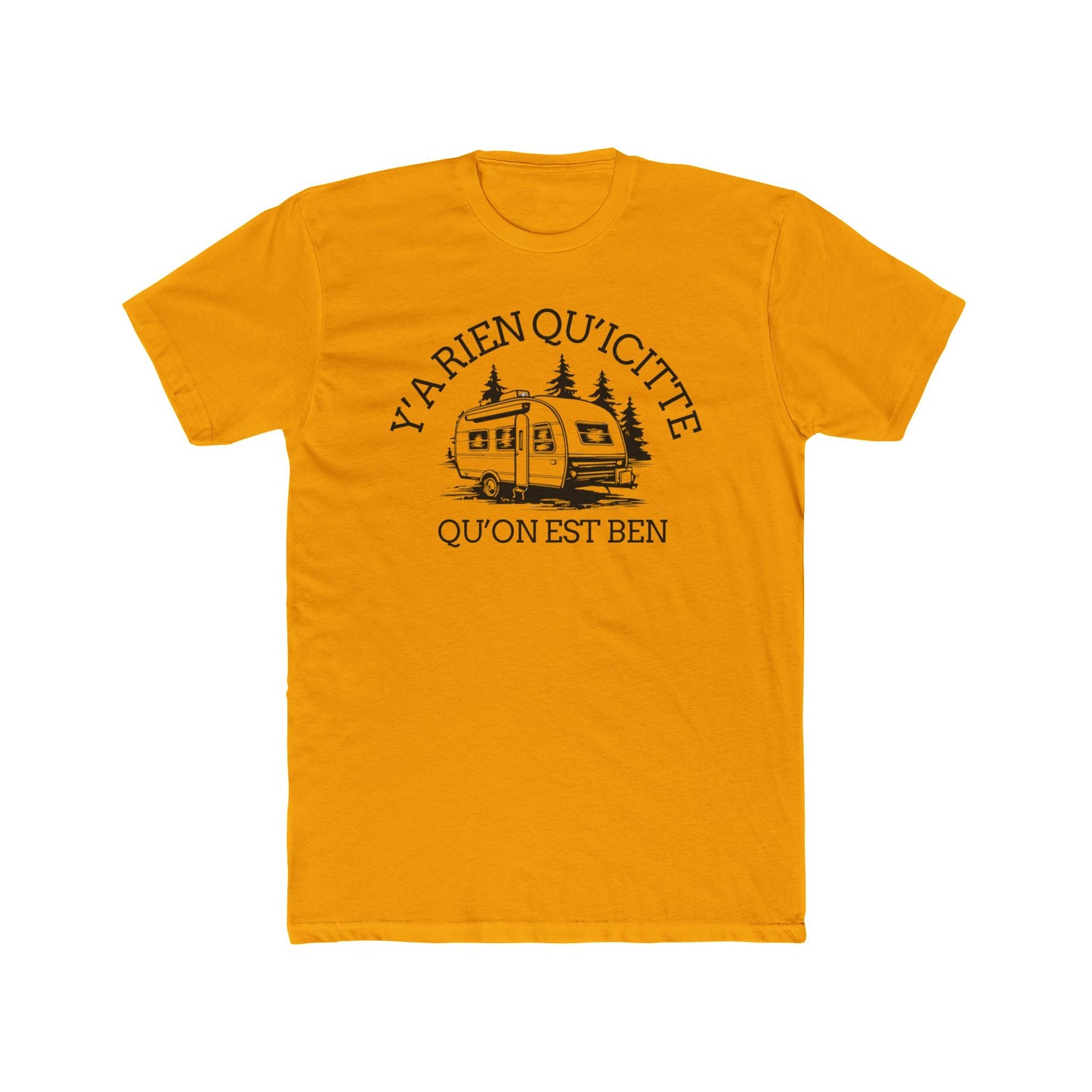 Unisex Cotton Crew Tee - Vintage RV Adventure T-Shirt -Crée_ation Nature DC