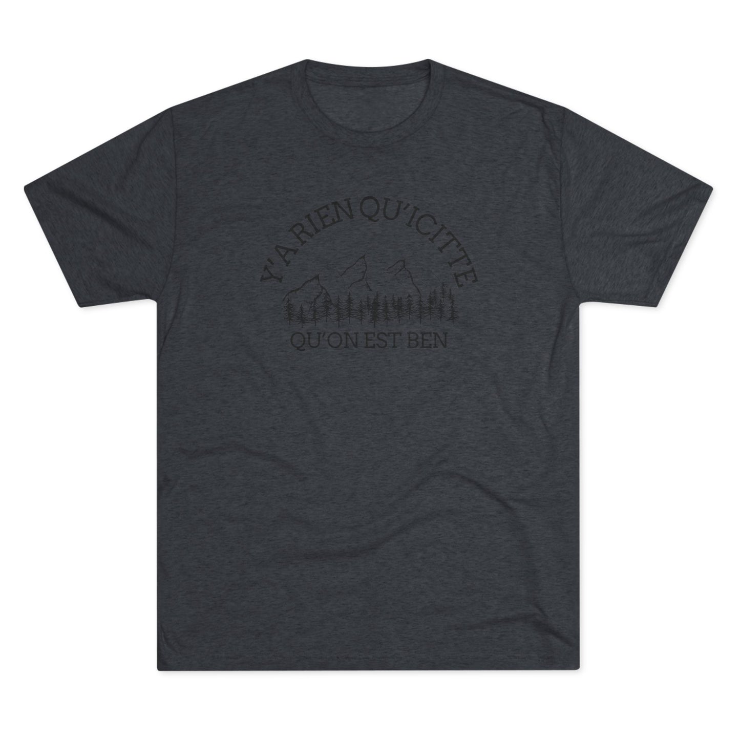 Unisex Tri-Blend Crew Tee - Nature Quote Graphic T-Shirt for Outdoor Enthusiasts - Crée_ation Nature DC