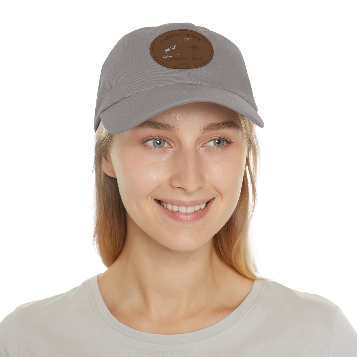 Adventure Dad Hat with Leather Patch - Perfect for Outdoor Enthusiasts - Crée_ation Nature DC