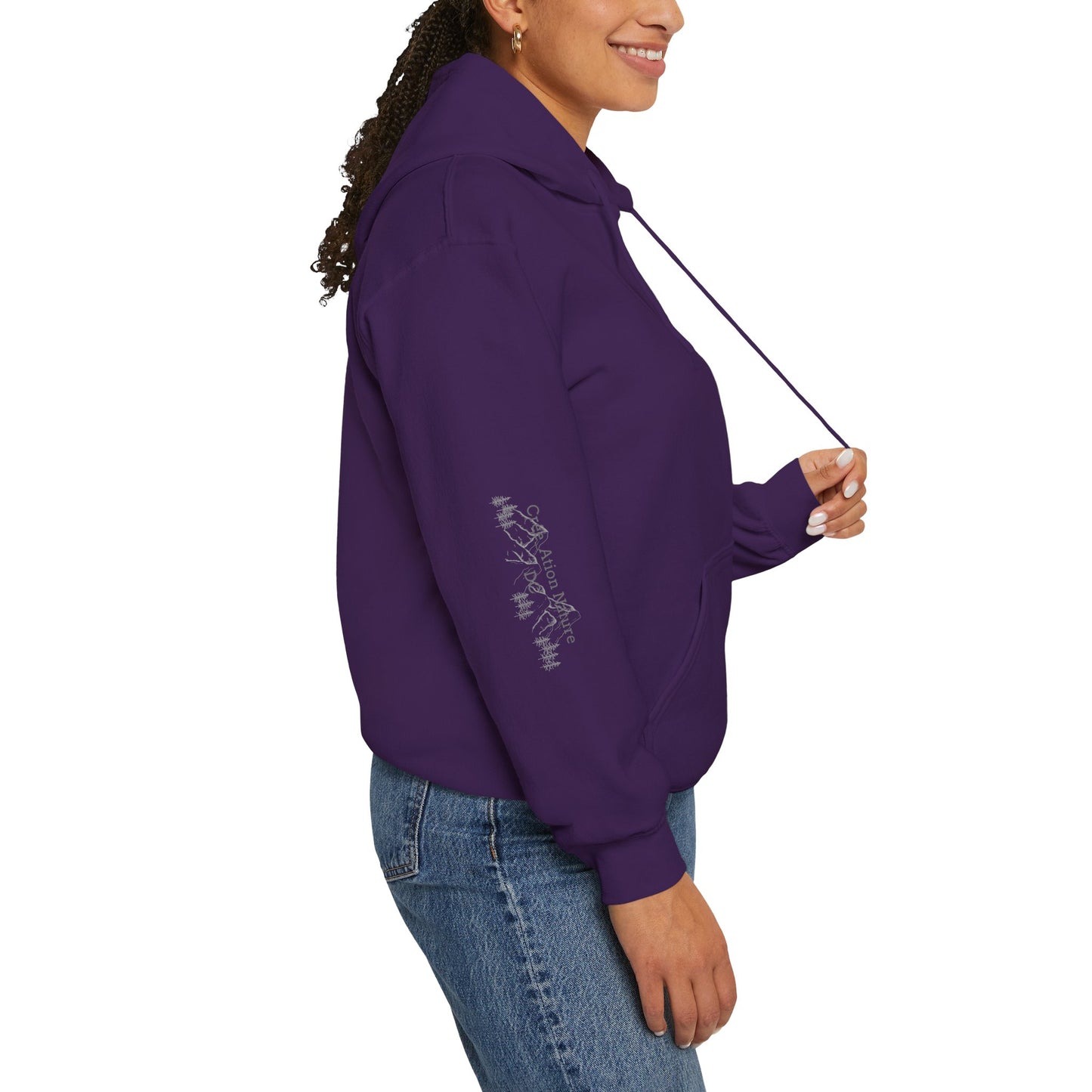 Sweats à capuche Unisex Heavy Blend™ Hooded Sweatshirt - Cozy Adventure Vibes with Motivational Quote-Crée_ation Nature DC