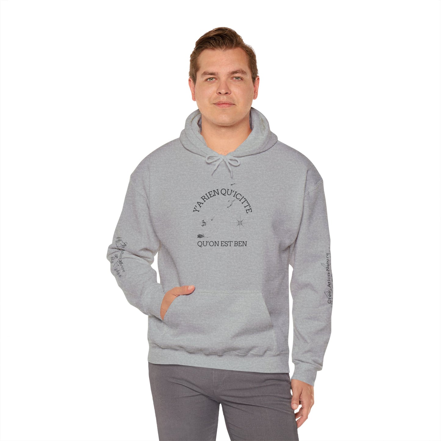 sweats a capuche -Inspirational Quote Unisex Hoodie - Cozy Heavy Blend Sweatshirt - Crée_ation Nature DC