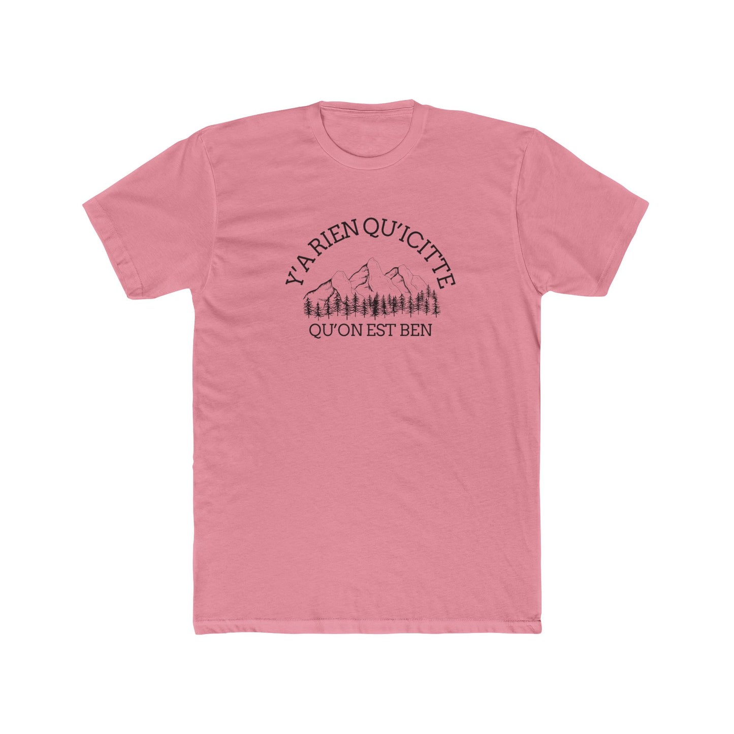 Unisex Cotton Crew Tee - Alpine Adventure Quote Tee - Crée_ation Nature DC