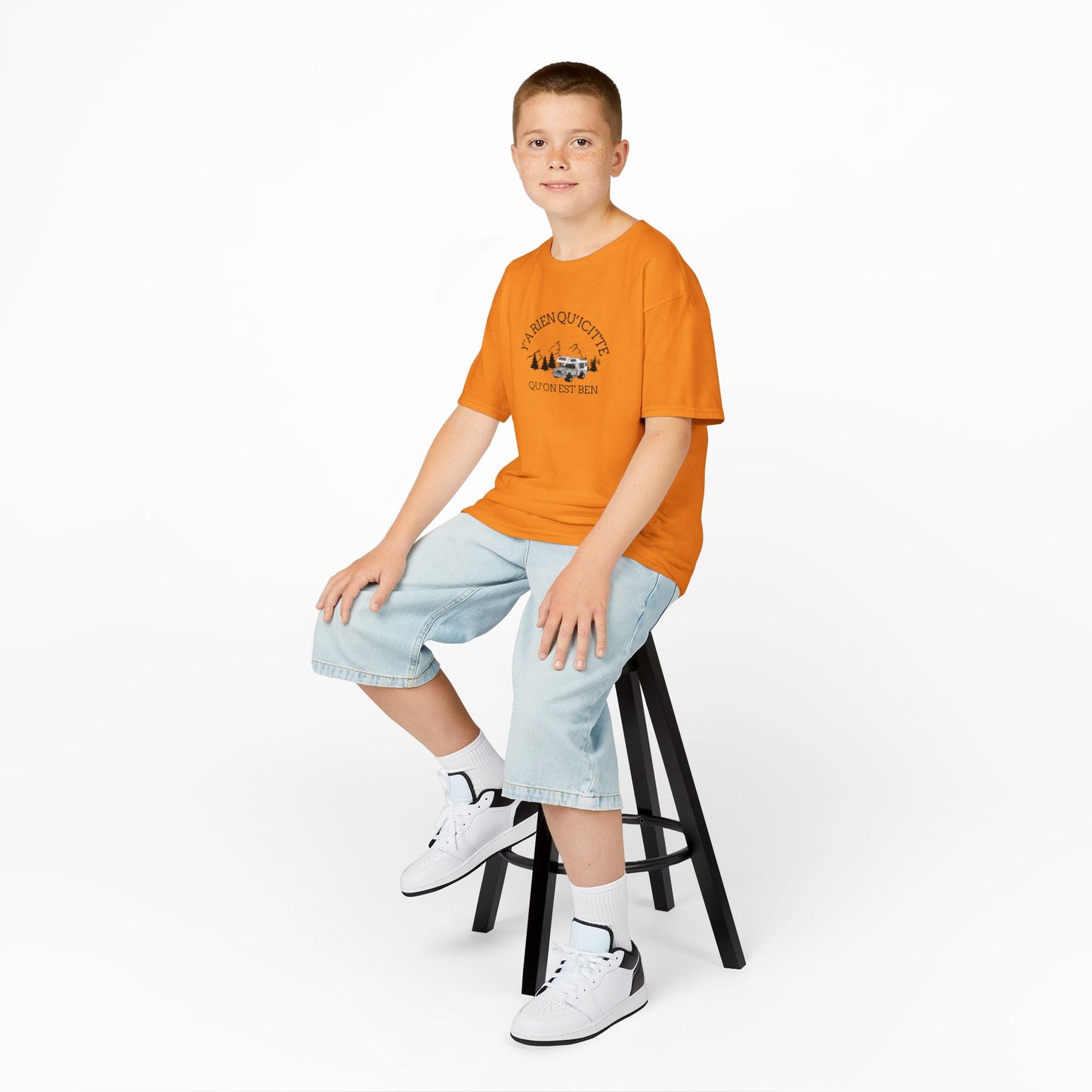 t-shirt en coton™ épais pour enfants- Adventure Awaits Kids Tee - Crée_Ation Nature DC