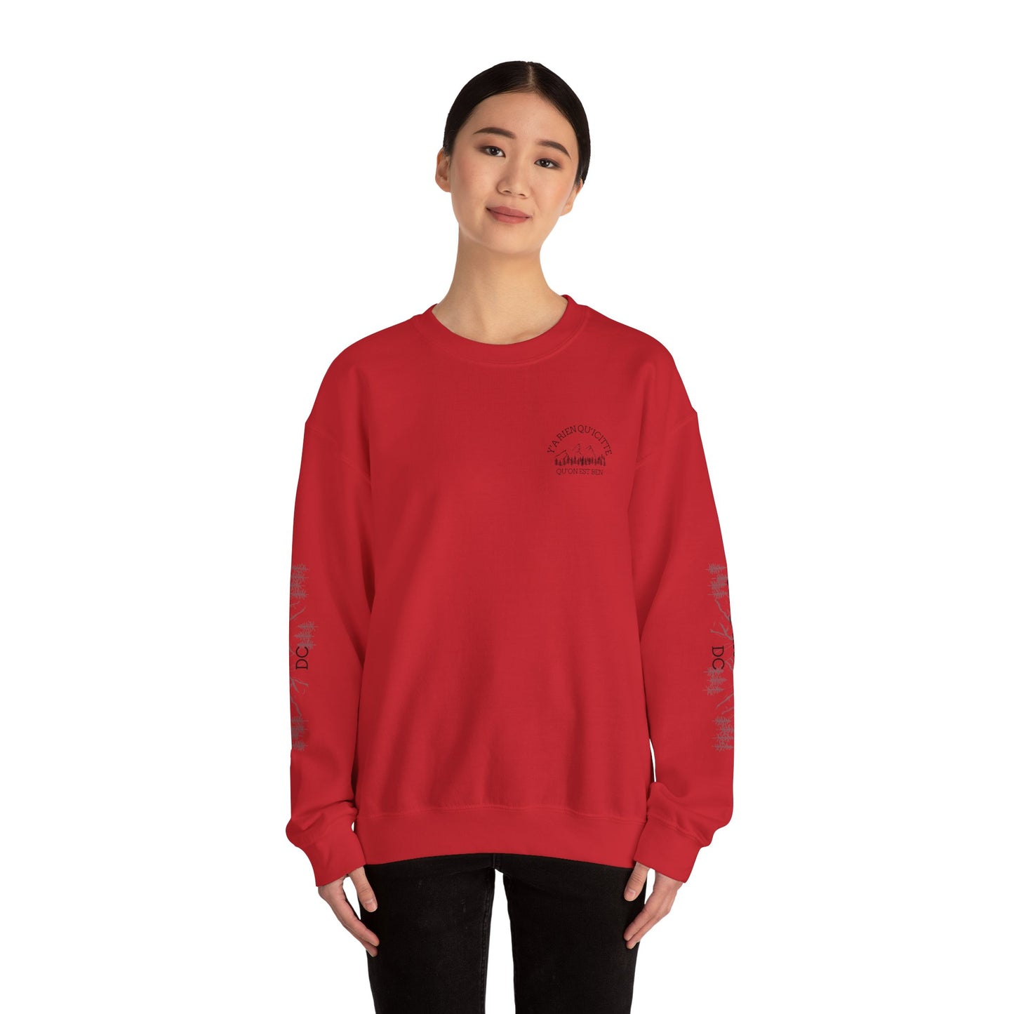 sweat-shirt à col rond confortable - Perfect for Casual Outings & Holidays Cree_Ation Nature DC