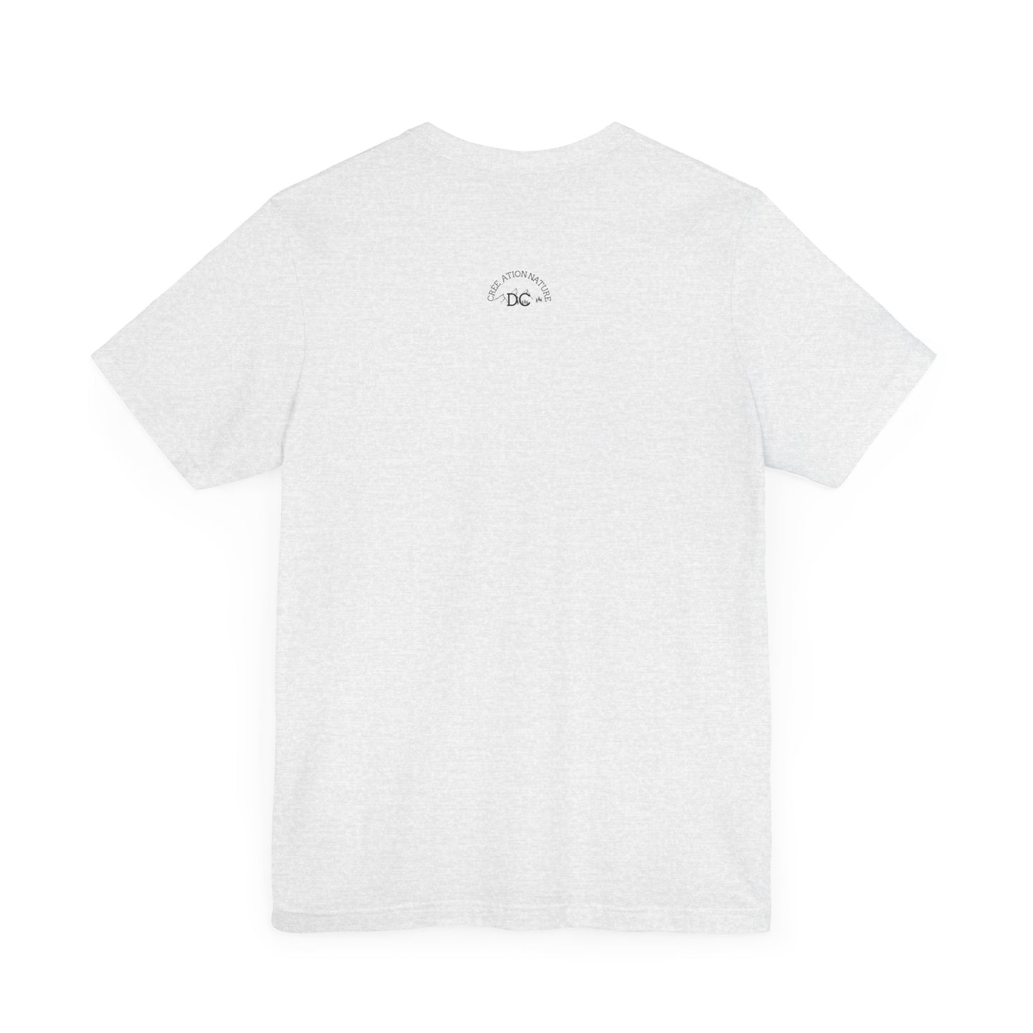 Adventure Spirit Unisex Short Sleeve Tee – 'Y'a Rien Qu'Icitte' Design-Crée_ation Nature DC