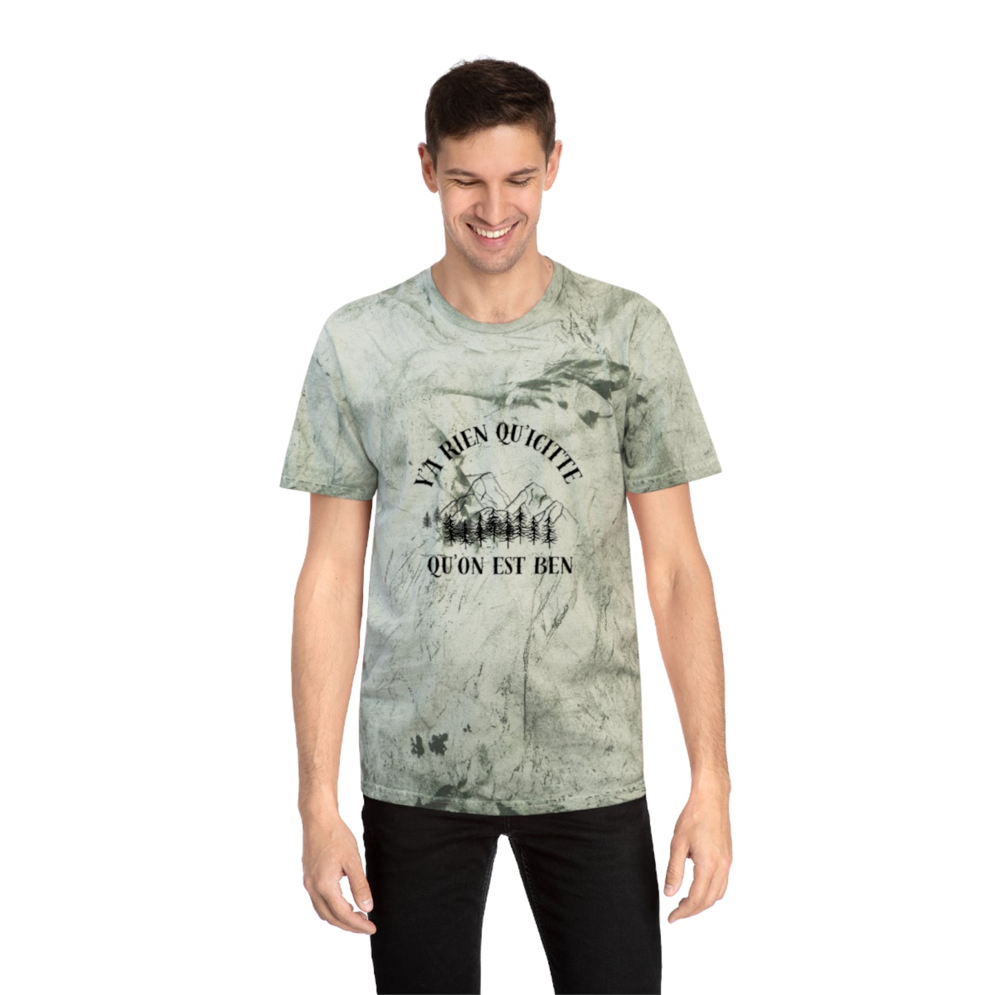 Unisex Color Blast T-Shirt - Nature-Inspired Design for Outdoor Lovers