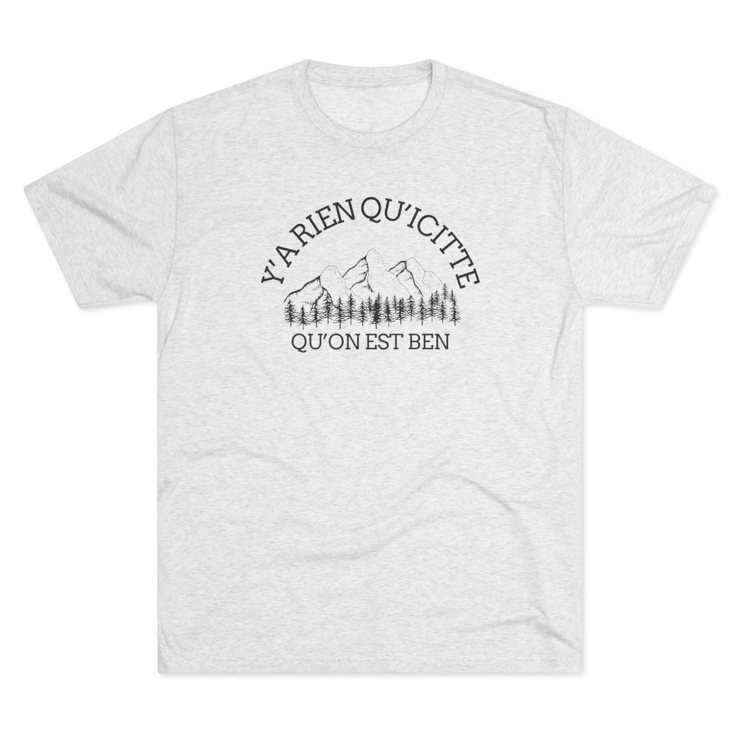 Unisex Tri-Blend Crew Tee - Nature Quote Graphic T-Shirt for Outdoor Enthusiasts - Crée_ation Nature DC