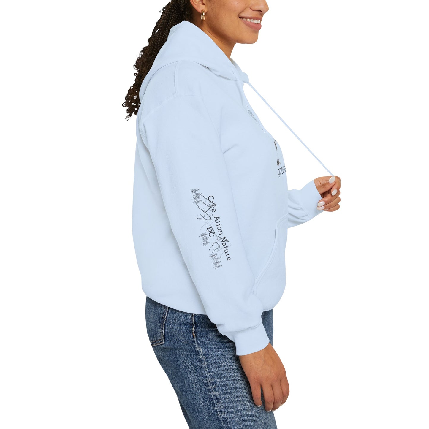 sweats a capuche -Inspirational Quote Unisex Hoodie - Cozy Heavy Blend Sweatshirt - Crée_ation Nature DC