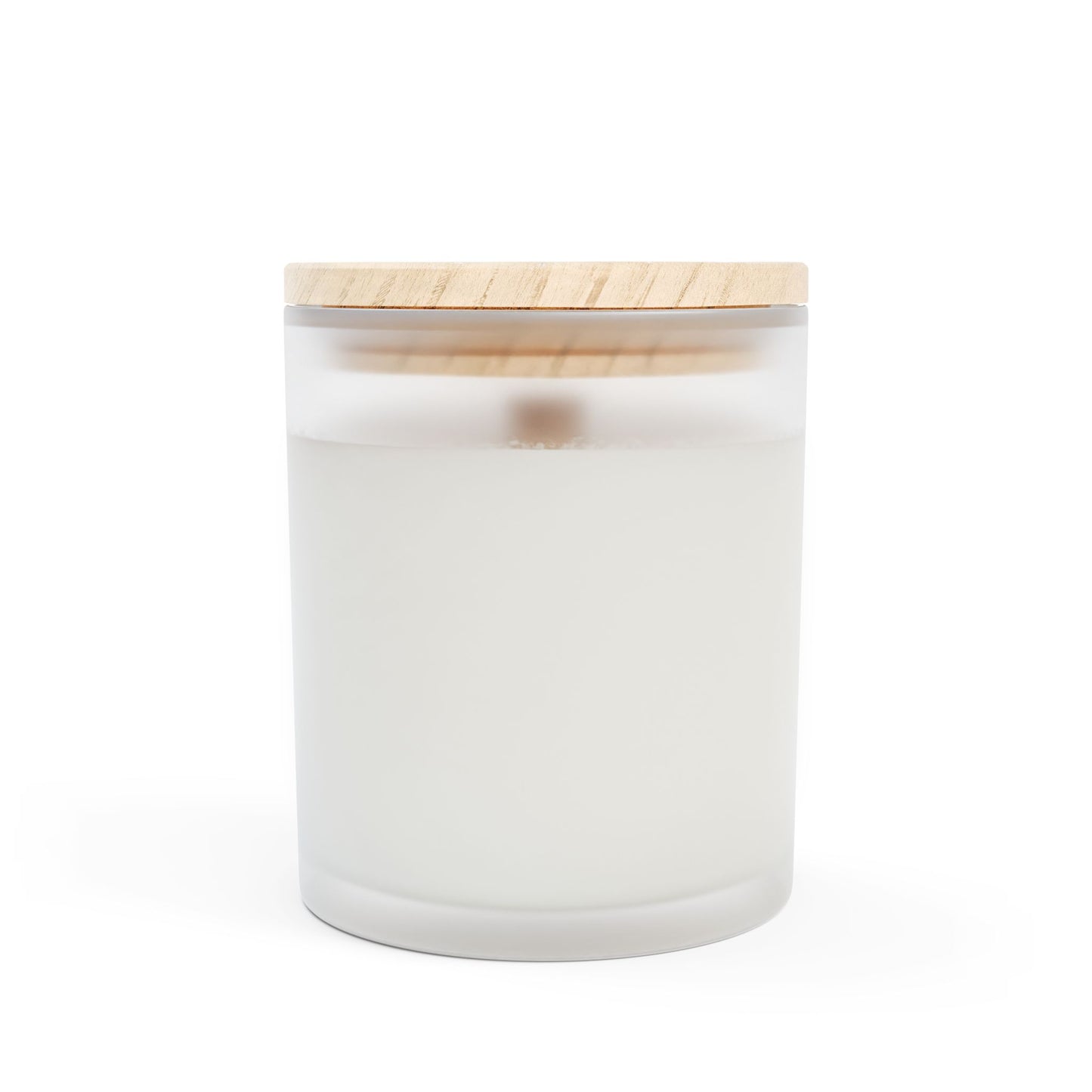 bougie en verre givré - 11oz with Mountain Design | Cozy Home Decor Gift