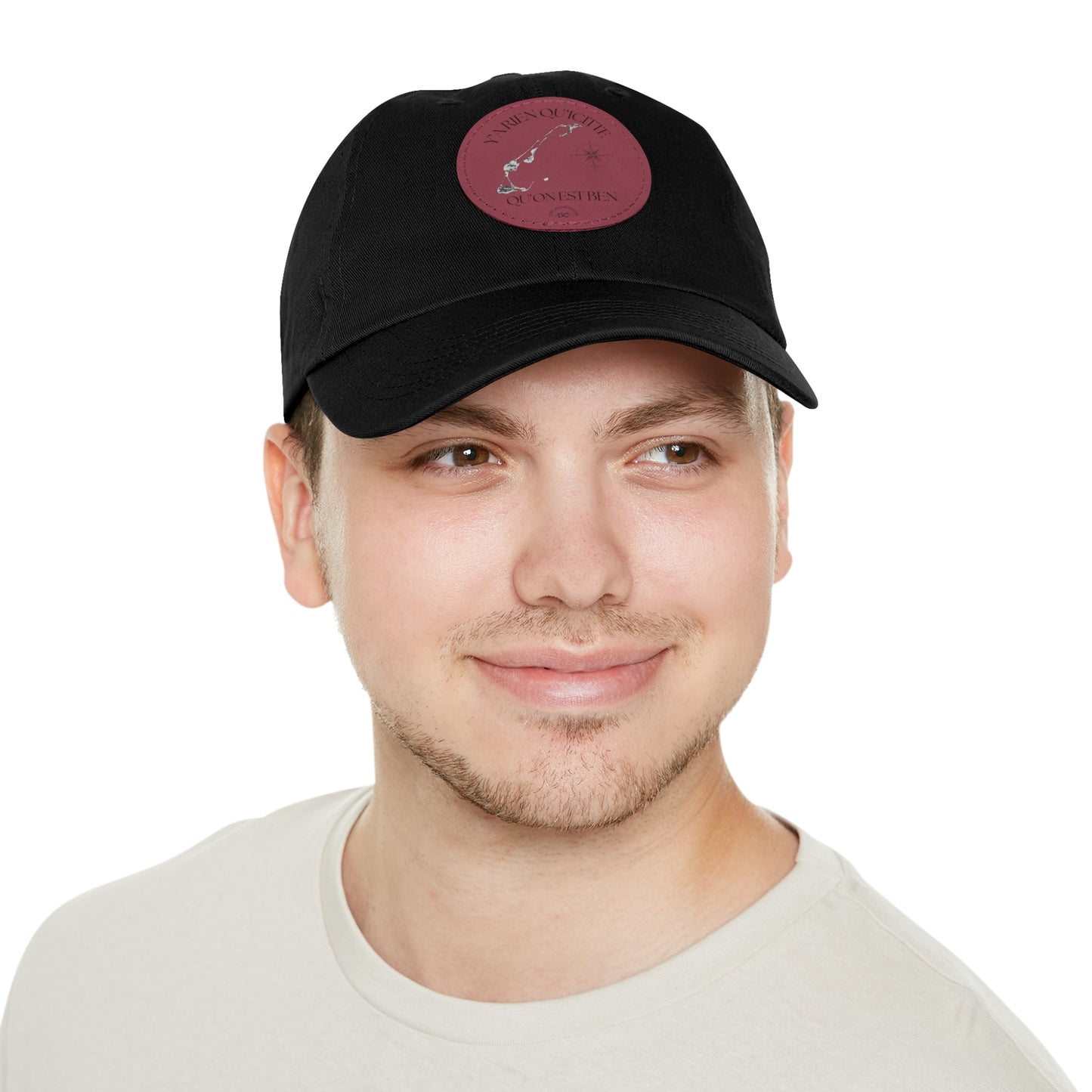 Adventure Dad Hat with Leather Patch - Perfect for Outdoor Enthusiasts - Crée_ation Nature DC