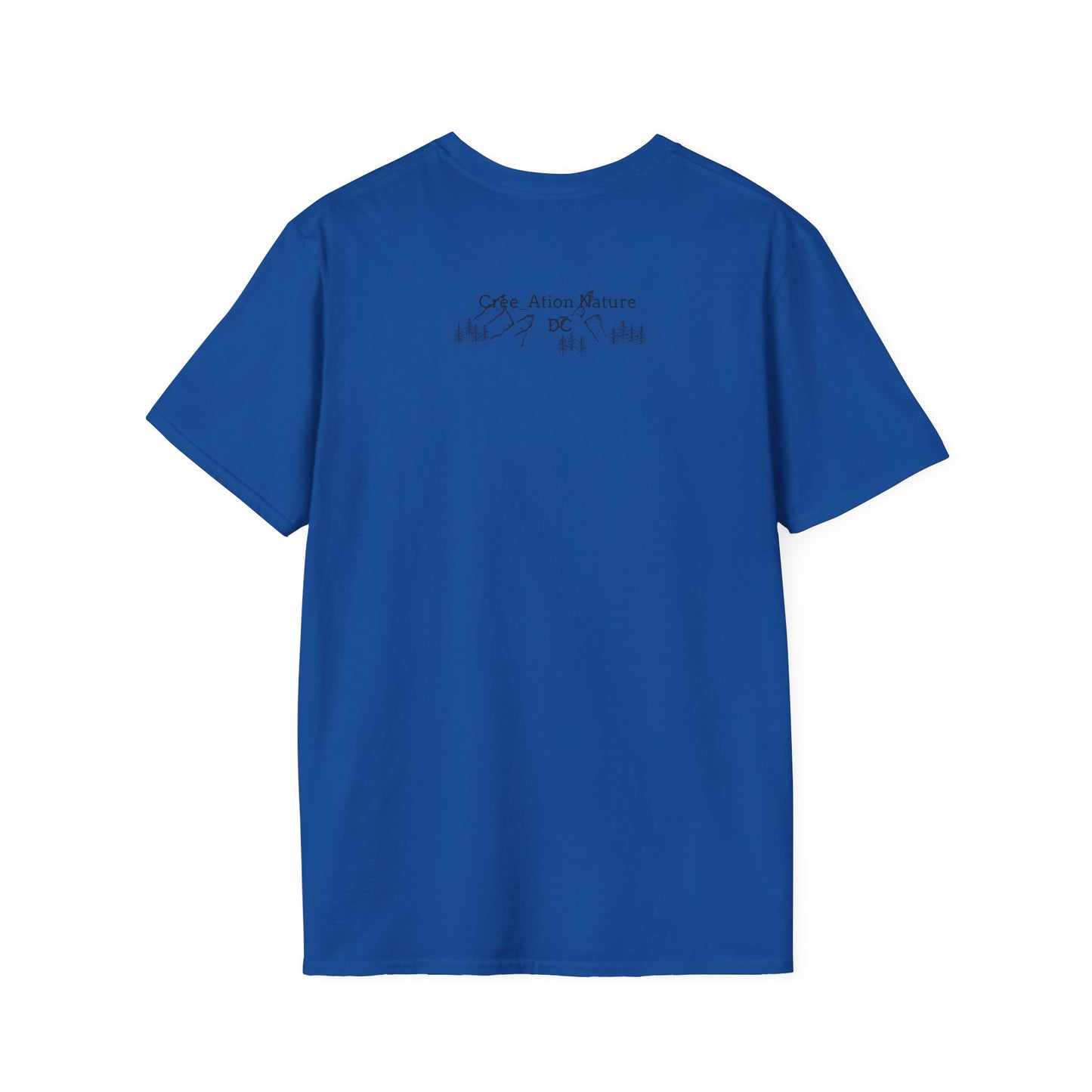 Nature-Inspired Unisex Softstyle T-Shirt - "Ya Rien Qu`Icitte" Design