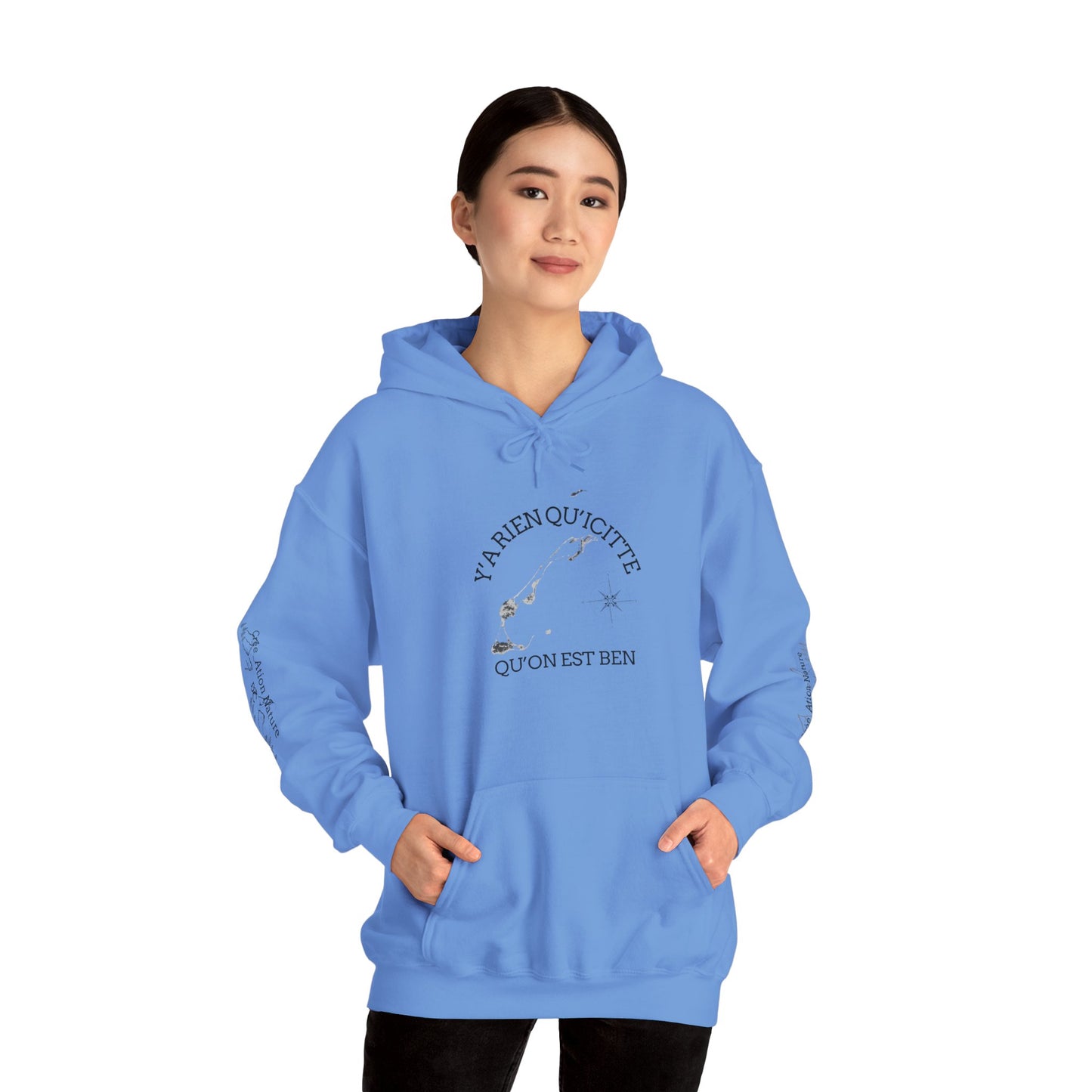 sweats a capuche -Inspirational Quote Unisex Hoodie - Cozy Heavy Blend Sweatshirt - Crée_ation Nature DC