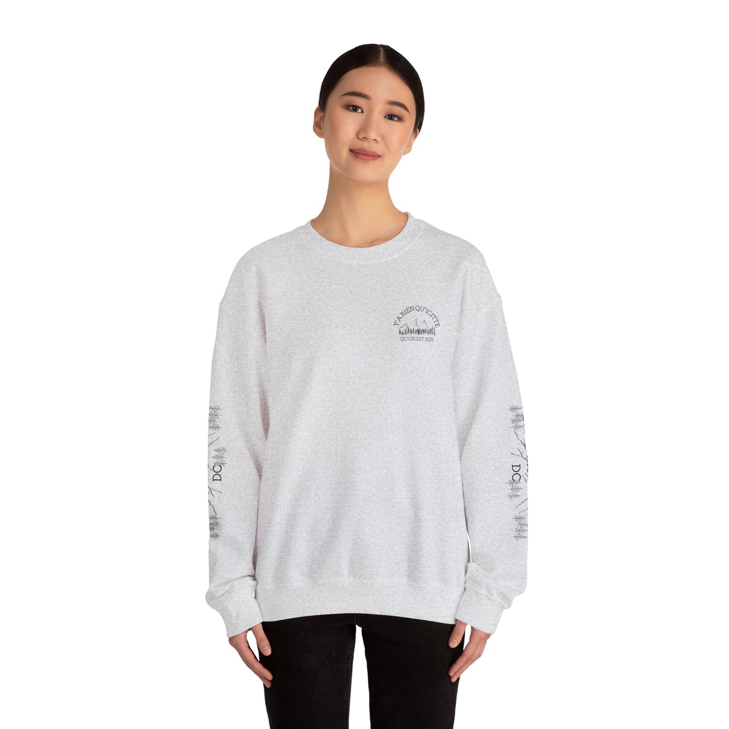sweat-shirt à col rond confortable - Perfect for Casual Outings & Holidays Cree_Ation Nature DC