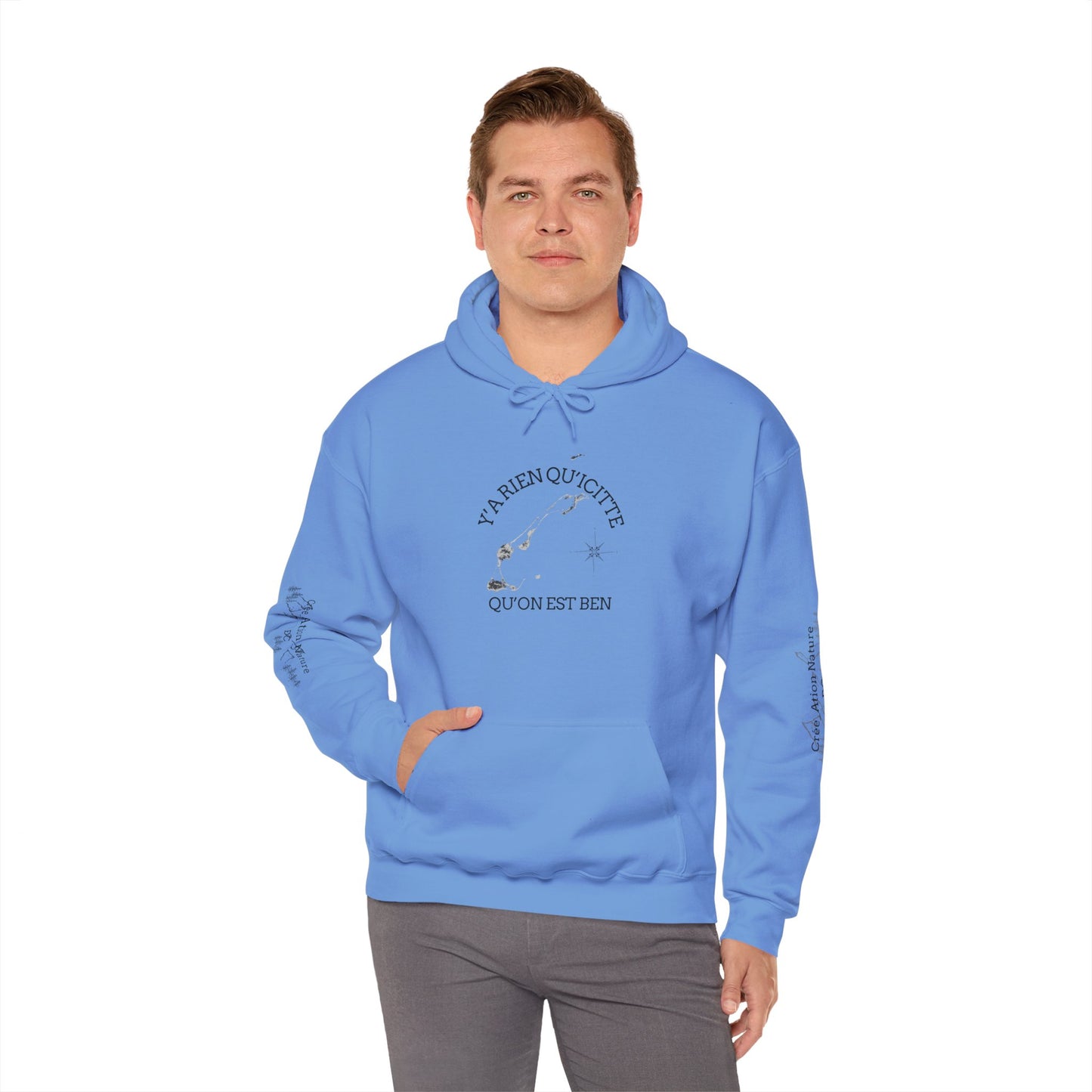 sweats a capuche -Inspirational Quote Unisex Hoodie - Cozy Heavy Blend Sweatshirt - Crée_ation Nature DC