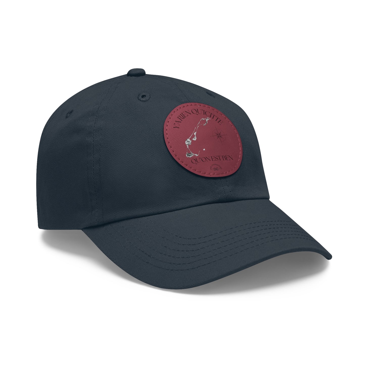 Adventure Dad Hat with Leather Patch - Perfect for Outdoor Enthusiasts - Crée_ation Nature DC