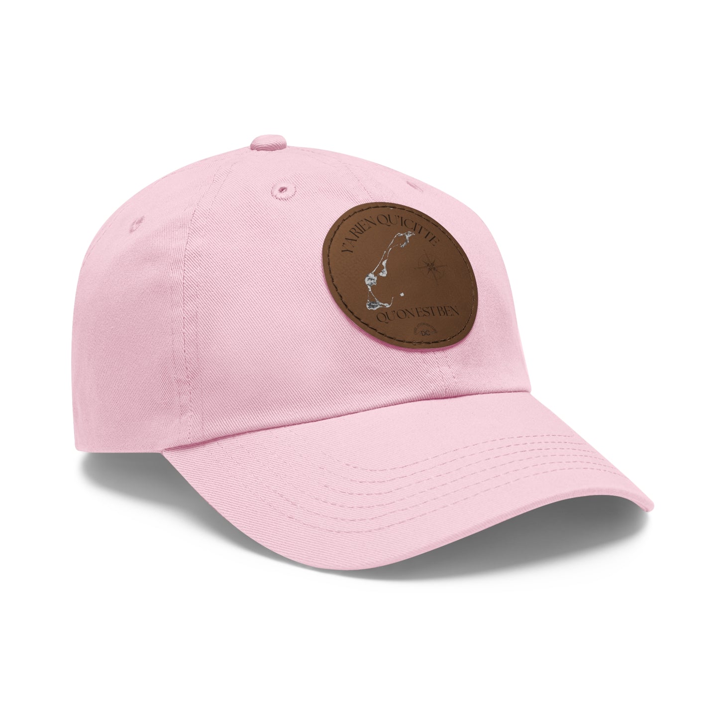 Adventure Dad Hat with Leather Patch - Perfect for Outdoor Enthusiasts - Crée_ation Nature DC