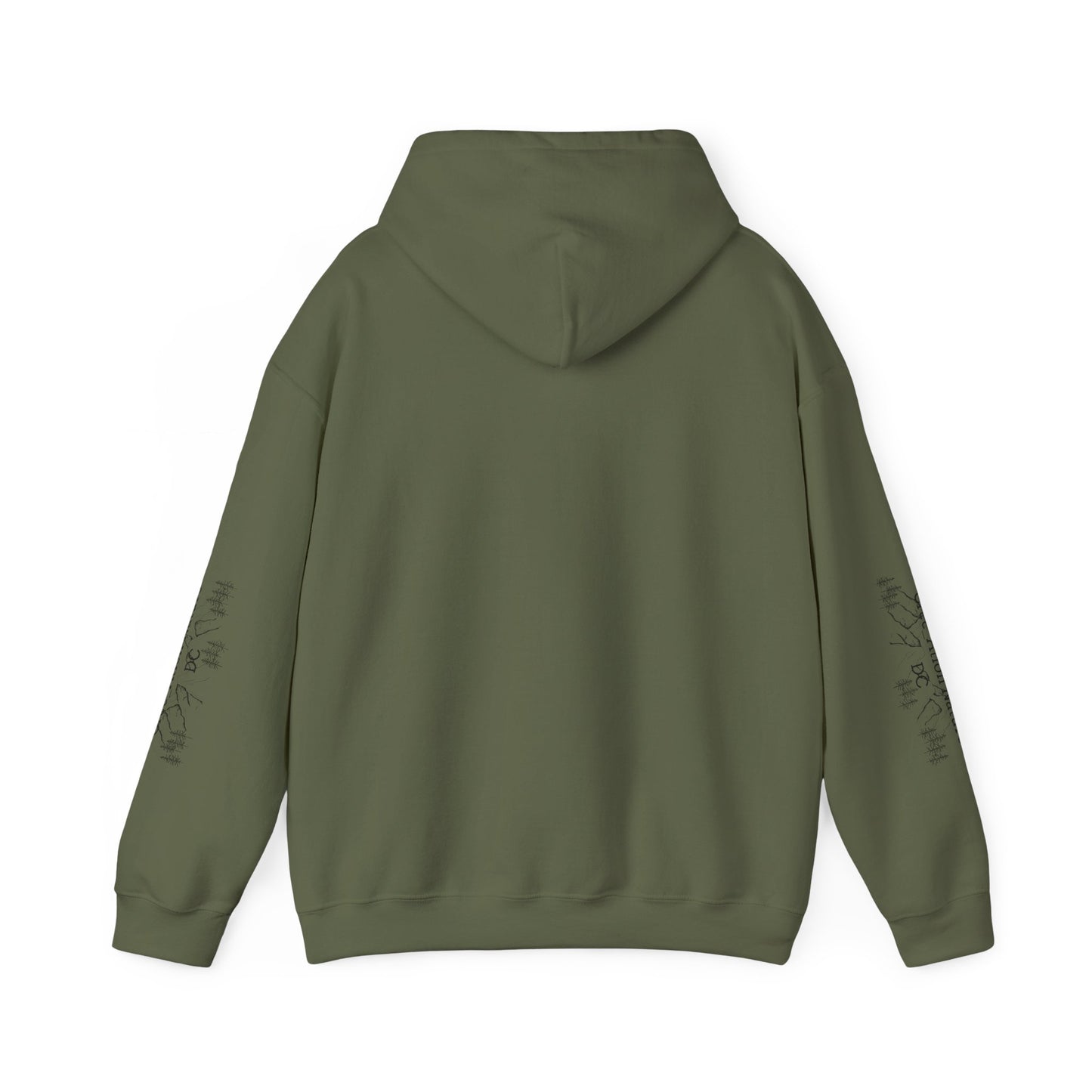 hoodie - Cozy Adventure Hooded Sweatshirt - ‘Ya Rien Qu’Quitté Qu’on Est Ben’ Design